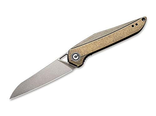 WE Knife Unisex – Erwachsene McKenna Brass Black Taschenmesser, Gold, 17,1 cm WE Knife Unisex – Erwachsene McKenna Brass Black Taschenmesser, Gold, 17,1 cm von WE