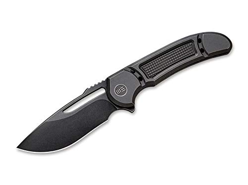 WE Knife Unisex – Erwachsene Minax Titan Black Taschenmesser, Schwarz, 20,1 cm WE Knife Unisex – Erwachsene Minax Titan Black Taschenmesser, Schwarz, 20,1 cm von WE