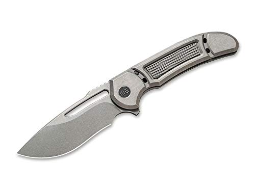 WE Knife Unisex – Erwachsene Minax Titan Gray Taschenmesser, Grau, 20,1 cm WE Knife Unisex – Erwachsene Minax Titan Gray Taschenmesser, Grau, 20,1 cm von WE