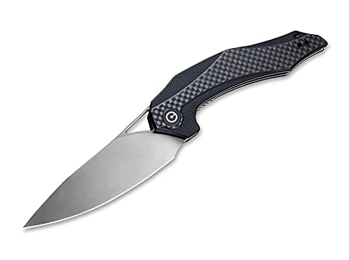 WE Knife Unisex – Erwachsene Plethiros Black Taschenmesser, Schwarz, 20,1 cm von WE