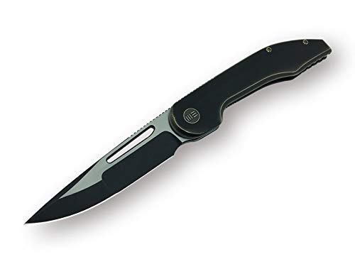 WE Knife Unisex – Erwachsene Slipstream Stonewash Two Tone Taschenmesser, schwarz, 9.7 WE Knife Unisex – Erwachsene Slipstream Stonewash Two Tone Taschenmesser, schwarz, 9.7 von WE