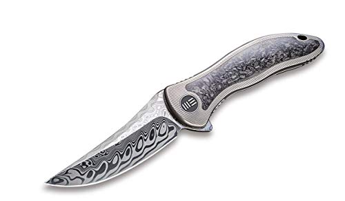 WE Knife Unisex – Erwachsene Synergy 2 CF Damascus Taschenmesser, Grau, 21 WE Knife Unisex – Erwachsene Synergy 2 CF Damascus Taschenmesser, Grau, 21 von WE