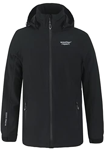 WEATHER REPORT Borise Regenjacke Black 152 von WEATHER REPORT