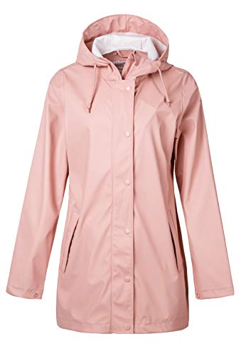 WEATHER REPORT Damen Regenmantel Petra W RAIN Jacket mit umweltfreundlicher Beschichtung 358 Pink Sand, 44 von WEATHER REPORT