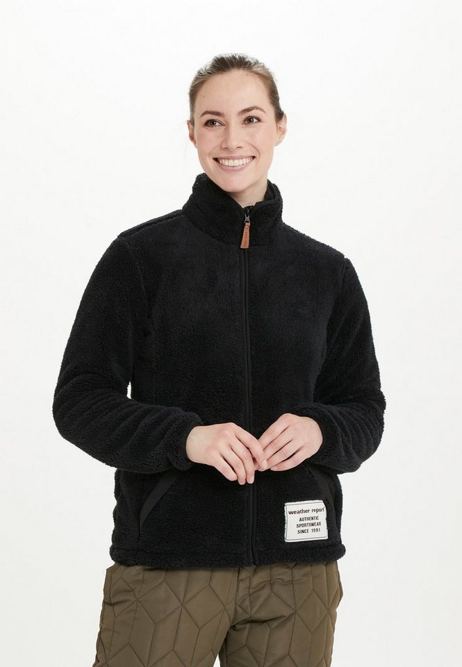 WEATHER REPORT Fleecejacke Lucille in tollem Plüsch-Design WEATHER REPORT Fleecejacke Lucille in tollem Plüsch-Design von WEATHER REPORT