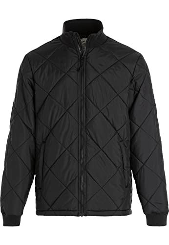 WEATHER REPORT Herren Steppjacke Chipper mit praktischen RIPP-Bündchen 1001 Black, M von WEATHER REPORT