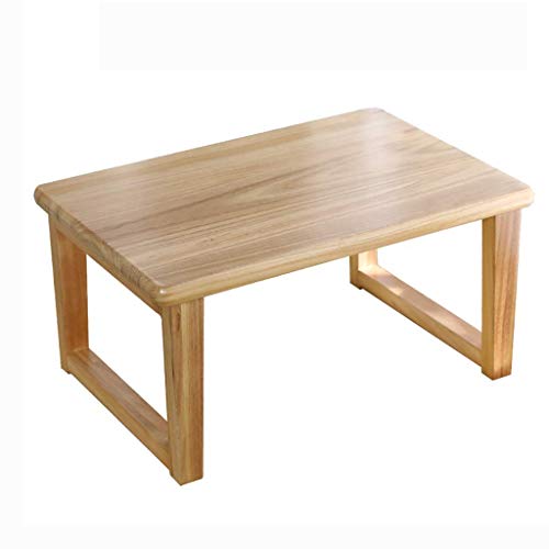 WEBOL Couchtisch, 30 cm niedriger Tisch im japanischen Stil, Betttisch/Teetisch aus Massivholz, Kleiner Esstisch/Computertisch hoffnungsvoll Warm Life von WEBOL