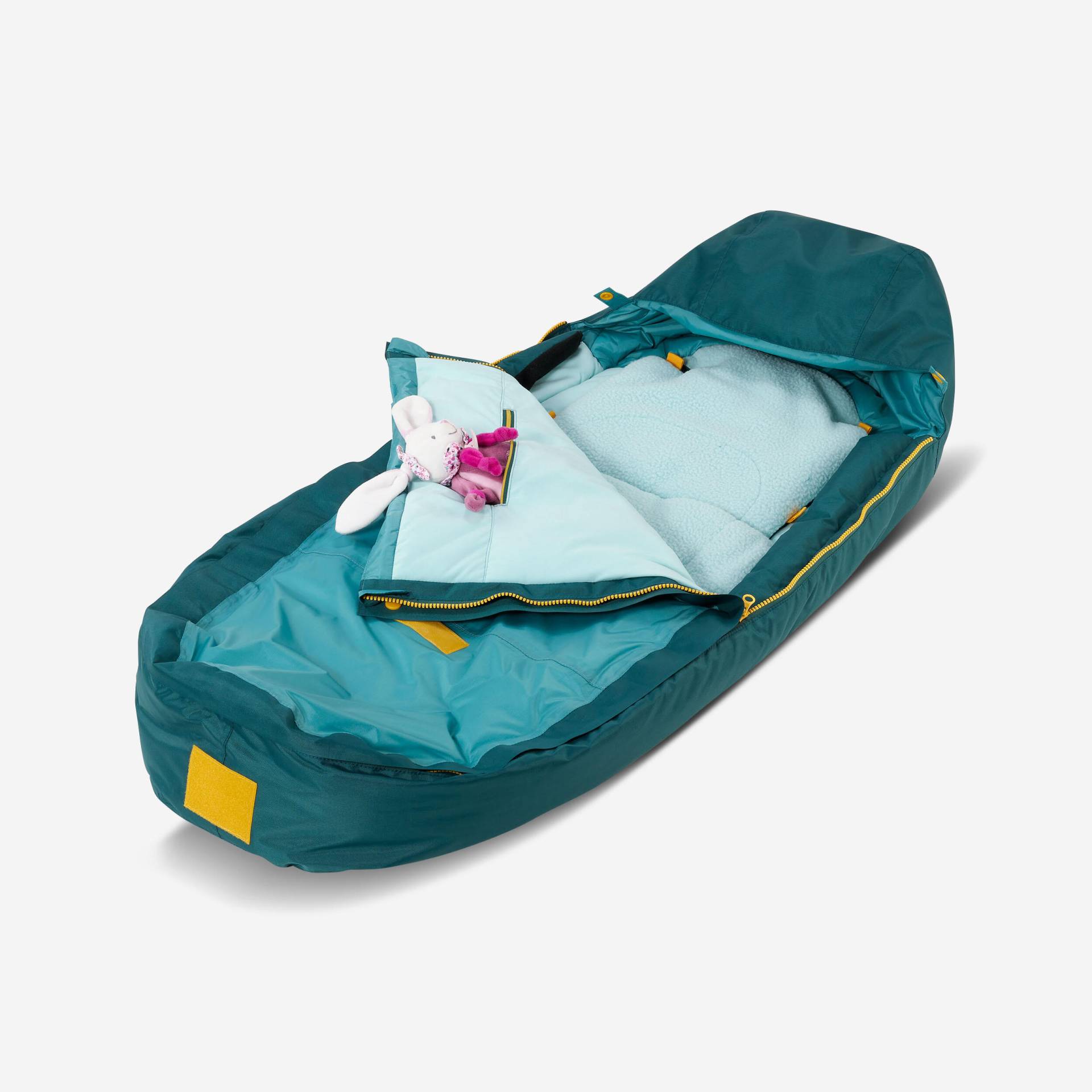 Fusssack Baby sehr warm wasserdicht anpassbar -25 °C - 900 türkis Fusssack Baby sehr warm wasserdicht anpassbar -25 °C - 900 türkis von WEDZE