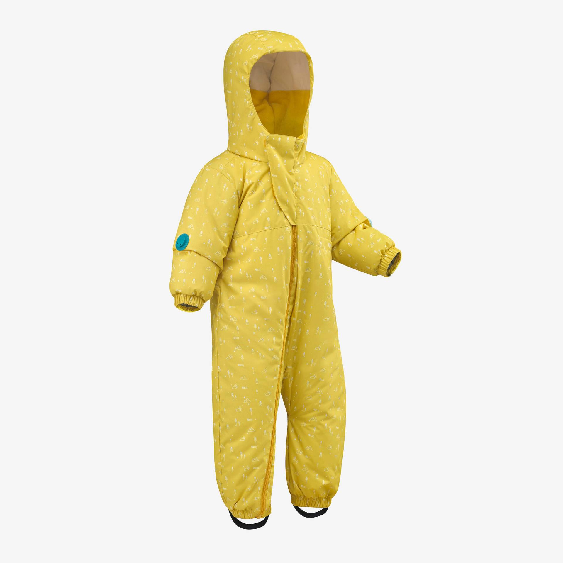 Schneeanzug Skianzug Baby - 500 Warm gelb Schneeanzug Skianzug Baby - 500 Warm gelb von WEDZE