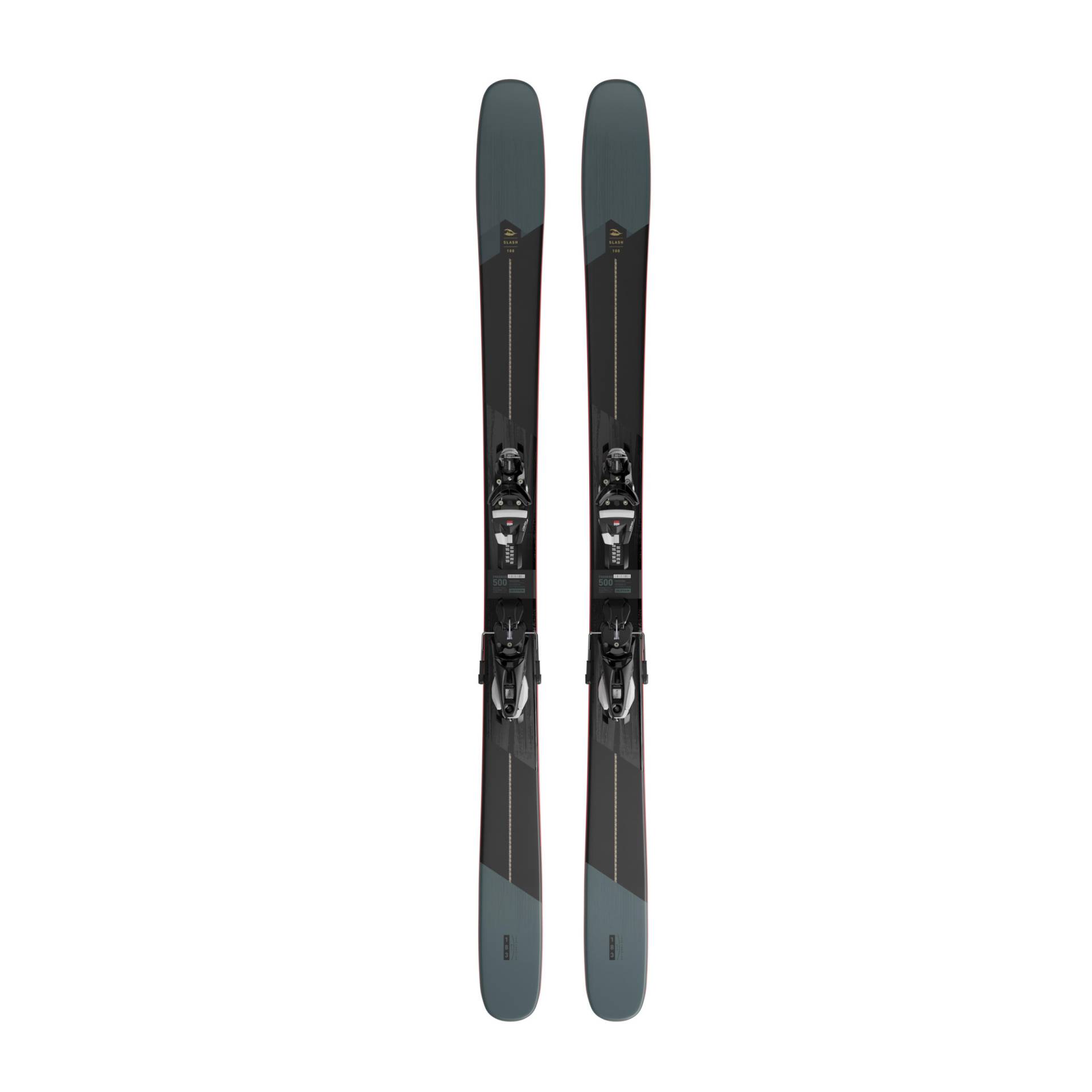 Ski Freeride Freestyle Slash 100 mit Bindung Look NX 12 Konect GW Ski Freeride Freestyle Slash 100 mit Bindung Look NX 12 Konect GW von WEDZE