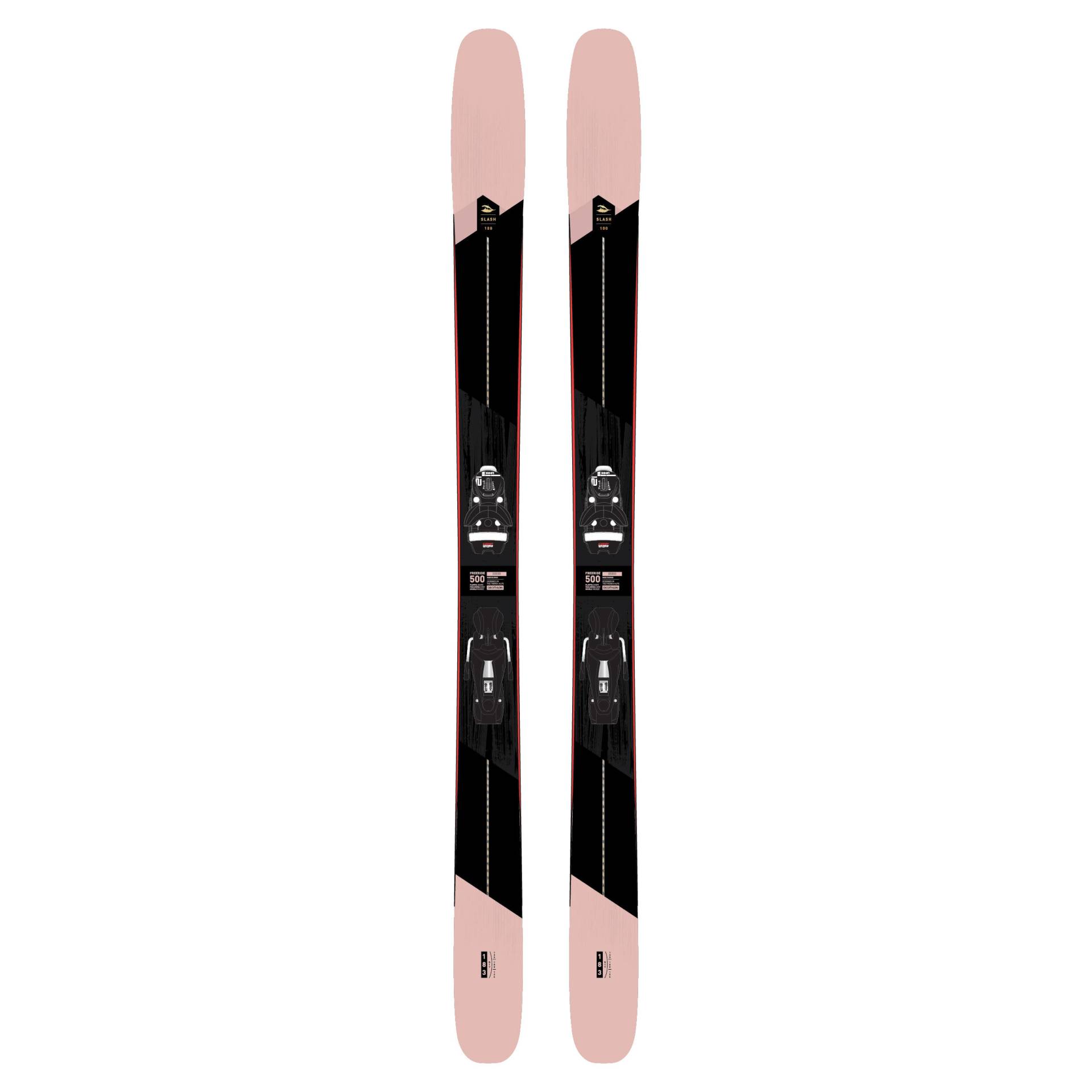 Ski Freeride Freestyle Slash 100 mit Bindung Look NX 12 Konect GW Ski Freeride Freestyle Slash 100 mit Bindung Look NX 12 Konect GW von WEDZE