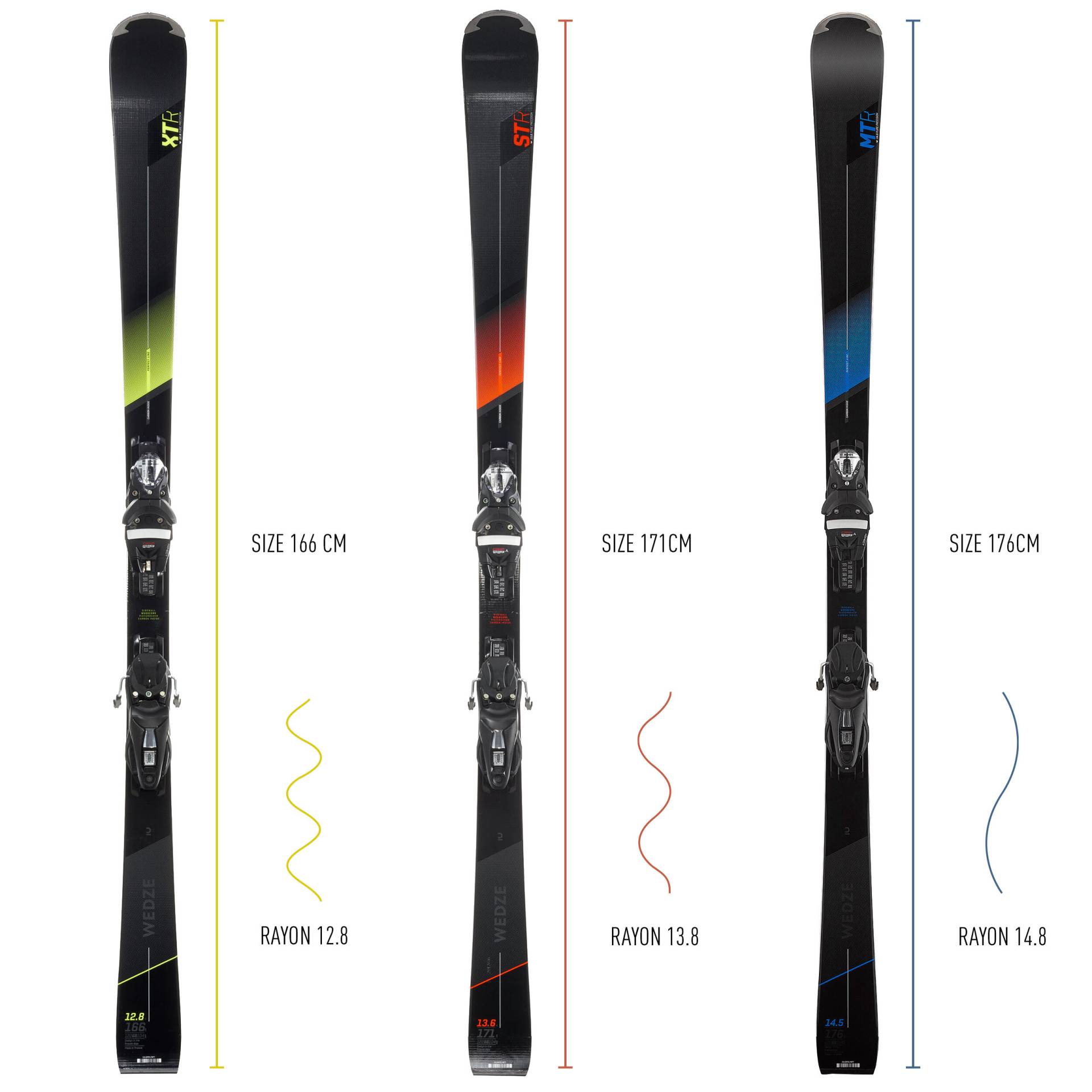 Ski Herren mit Bindung Piste - Boost 900 R Ski Herren mit Bindung Piste - Boost 900 R von WEDZE