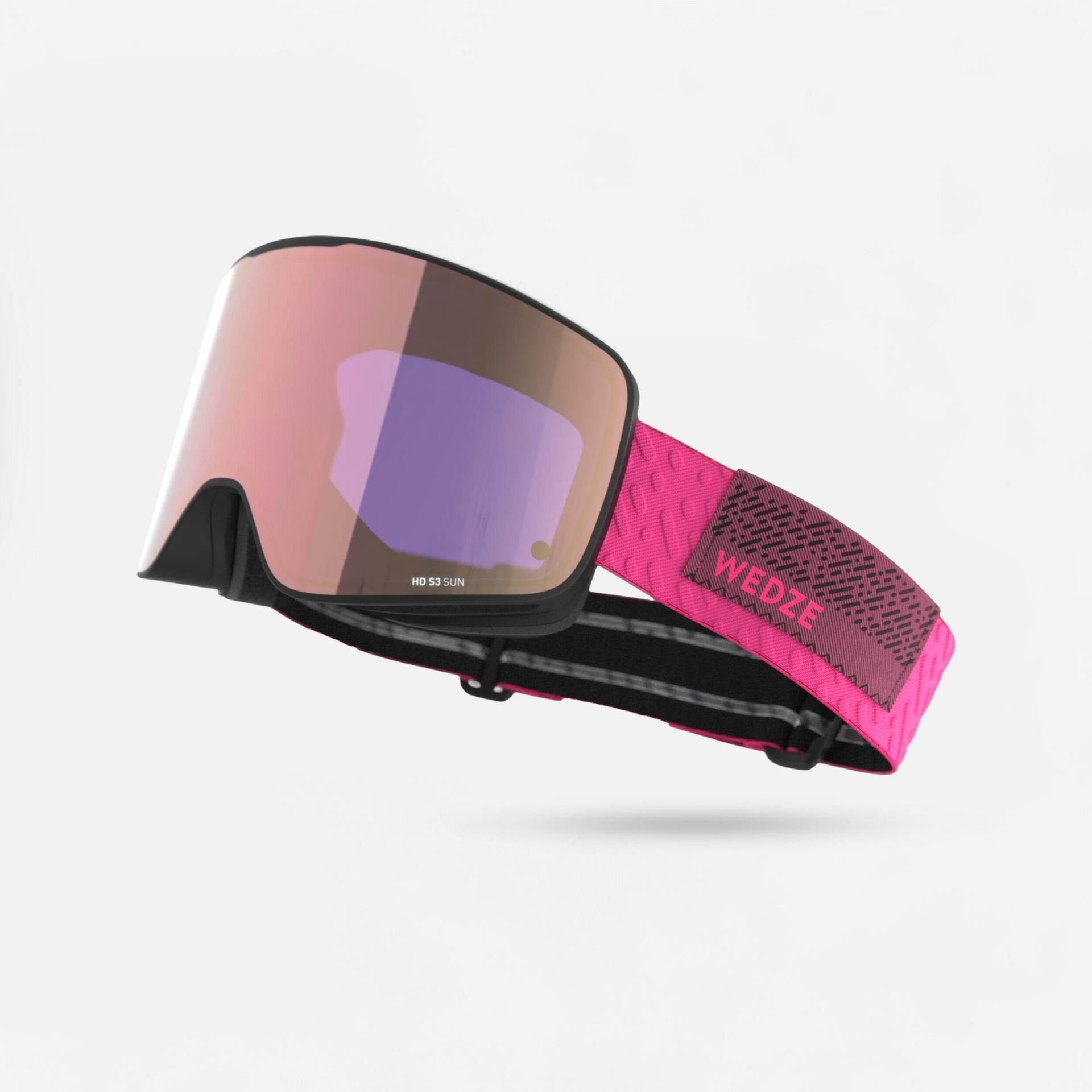 Skibrille Erwachsene/Kinder Schönwetterbrille austauschbar - G900 C HD rosa Skibrille Erwachsene/Kinder Schönwetterbrille austauschbar - G900 C HD rosa von WEDZE