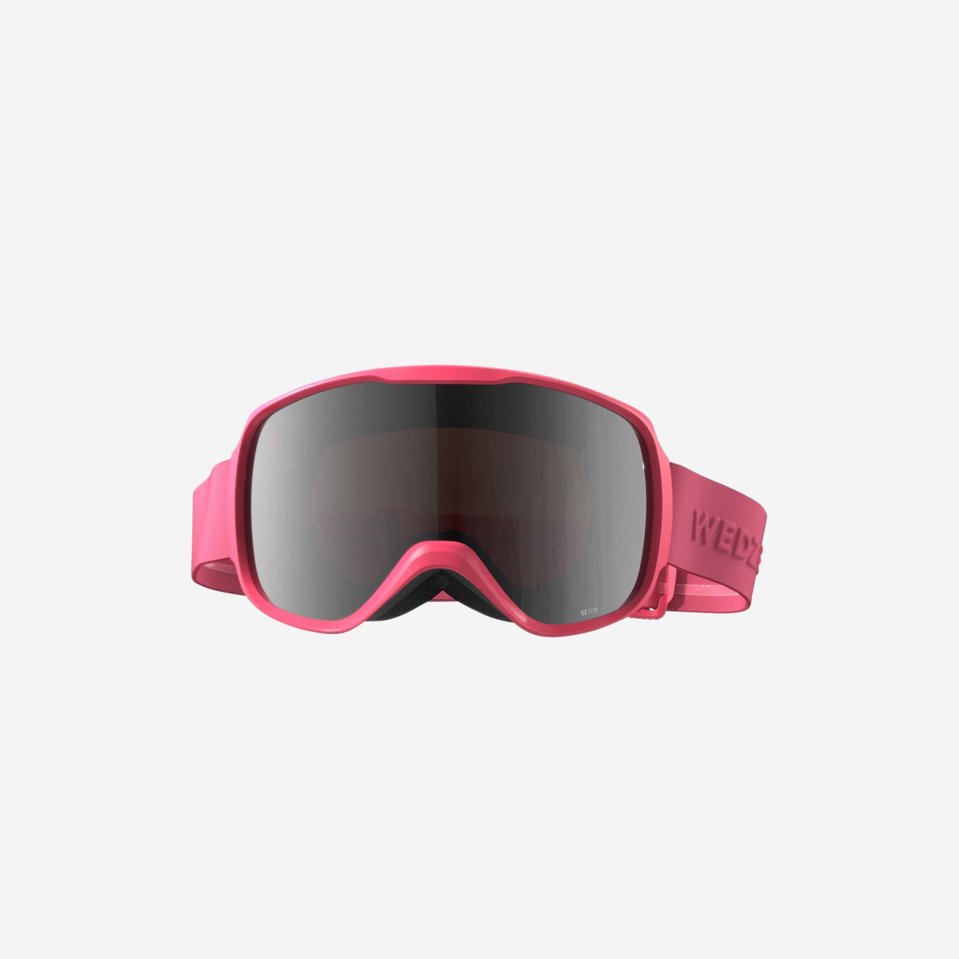 Skibrille Snowboardbrille Erwachsene/Kinder Schönwetter - G 500 S3 neonrosa von WEDZE