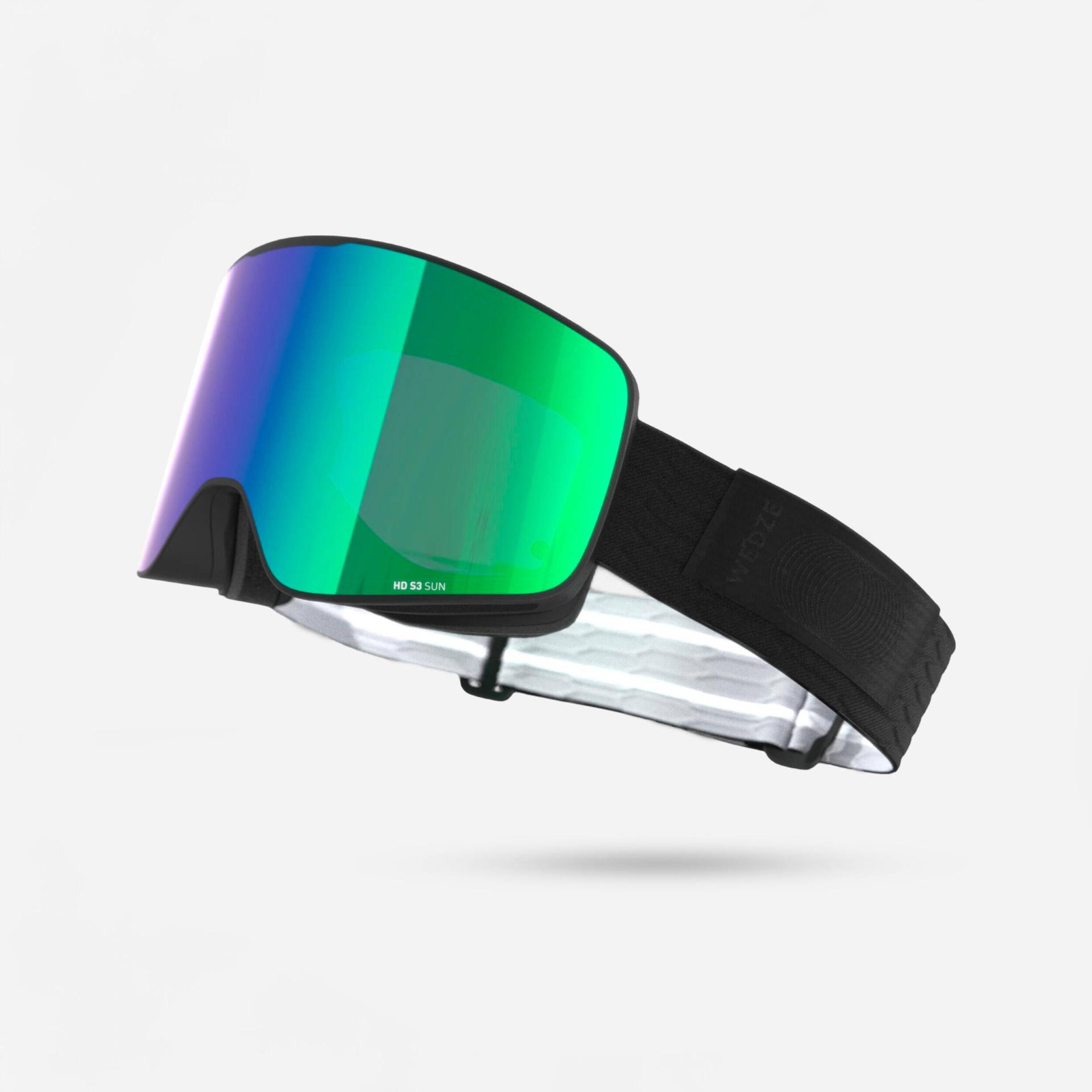 Skibrille Snowboardbrille Erwachsene/Kinder Schönwetter - G900 C HD schwarz Skibrille Snowboardbrille Erwachsene/Kinder Schönwetter - G900 C HD schwarz von WEDZE