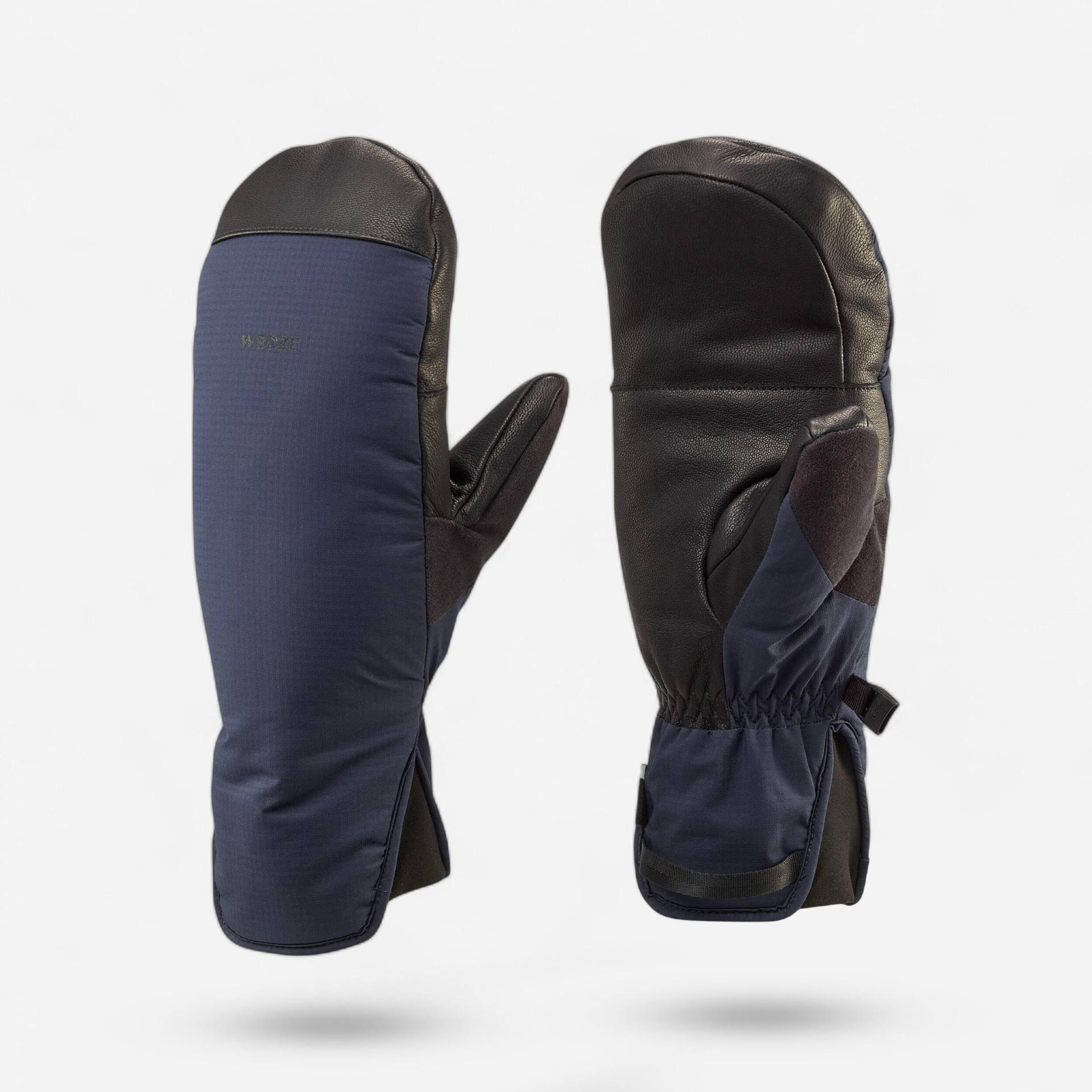 Skihandschuhe Fäustlinge Erwachsene - 500 marineblau Skihandschuhe Fäustlinge Erwachsene - 500 marineblau von WEDZE