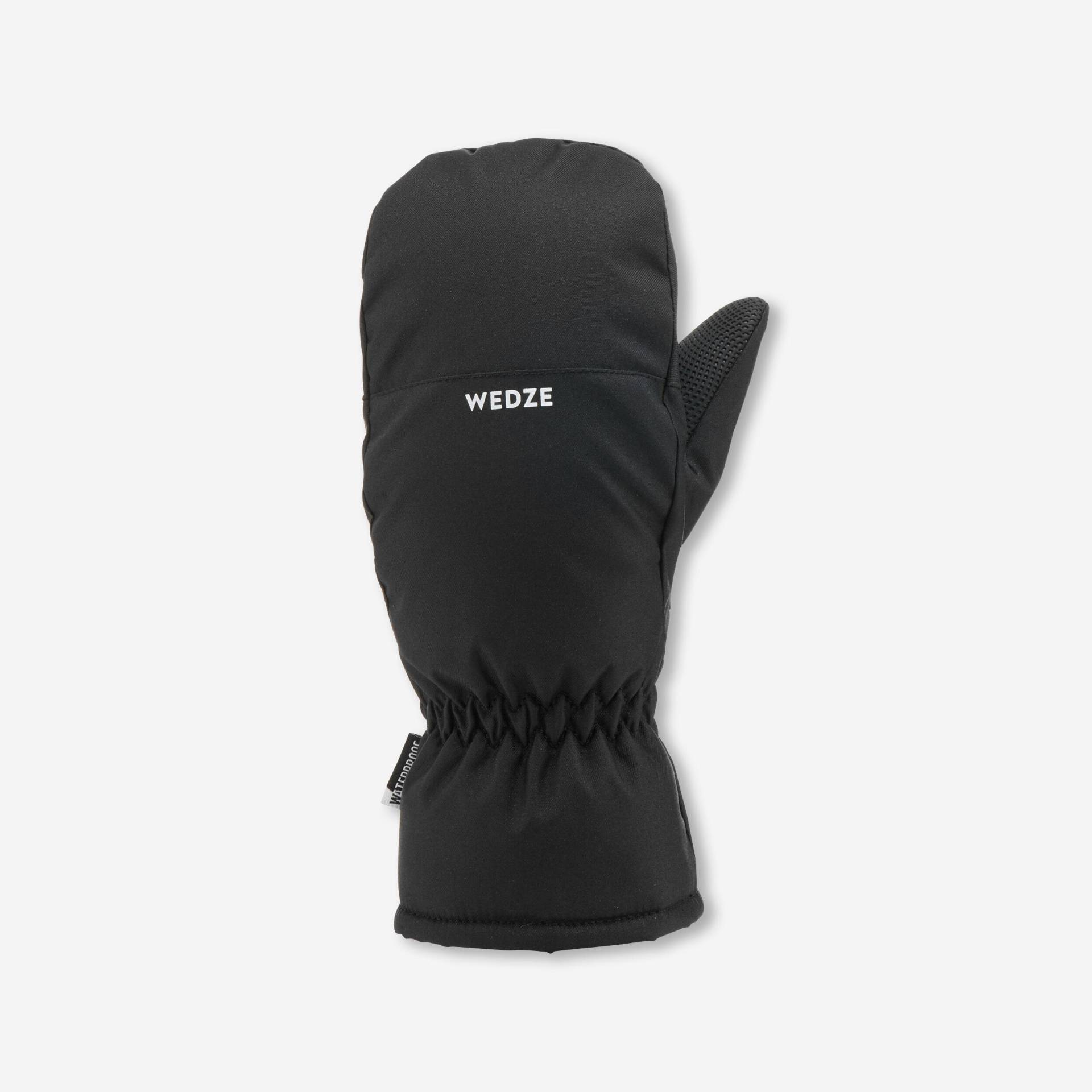 Skihandschuhe Fäustlinge Kinder warm wasserdicht - 100 schwarz Skihandschuhe Fäustlinge Kinder warm wasserdicht - 100 schwarz von WEDZE