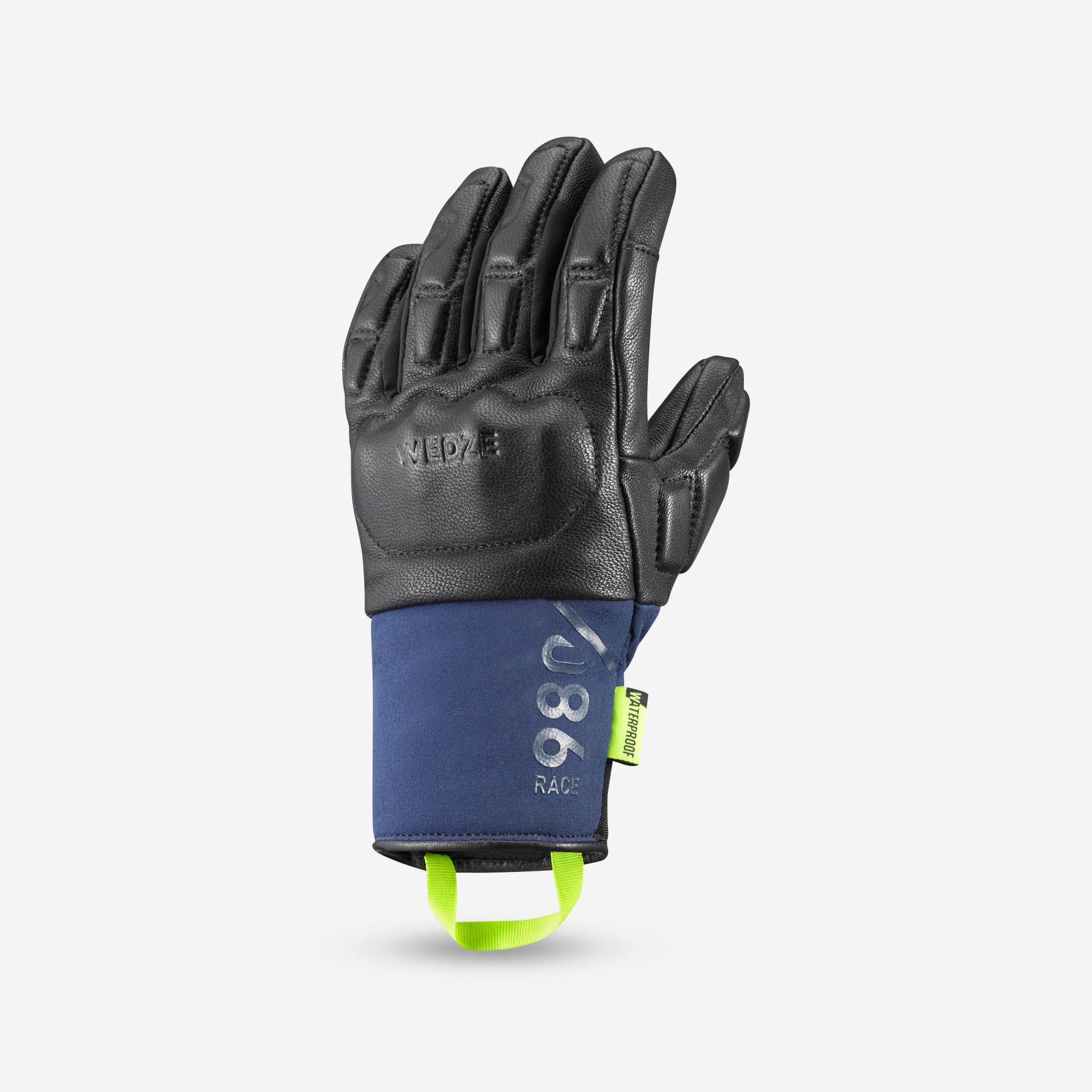 Skihandschuhe Kinder verstärkte Daumen Race - 980 schwarz/blau Skihandschuhe Kinder verstärkte Daumen Race - 980 schwarz/blau von WEDZE