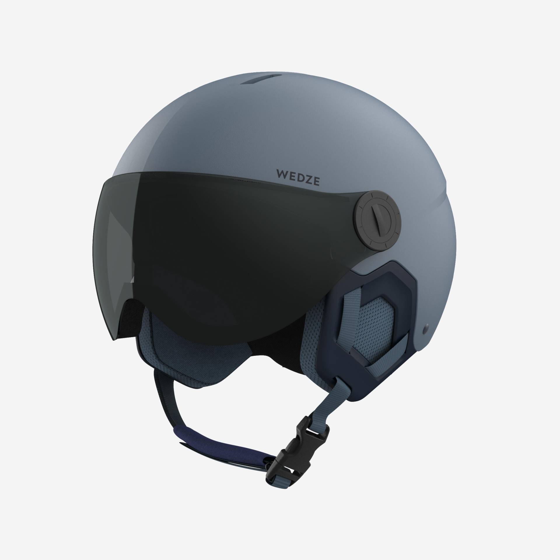 Skihelm mit Visier Kinder - H-KID 550 graublau von WEDZE