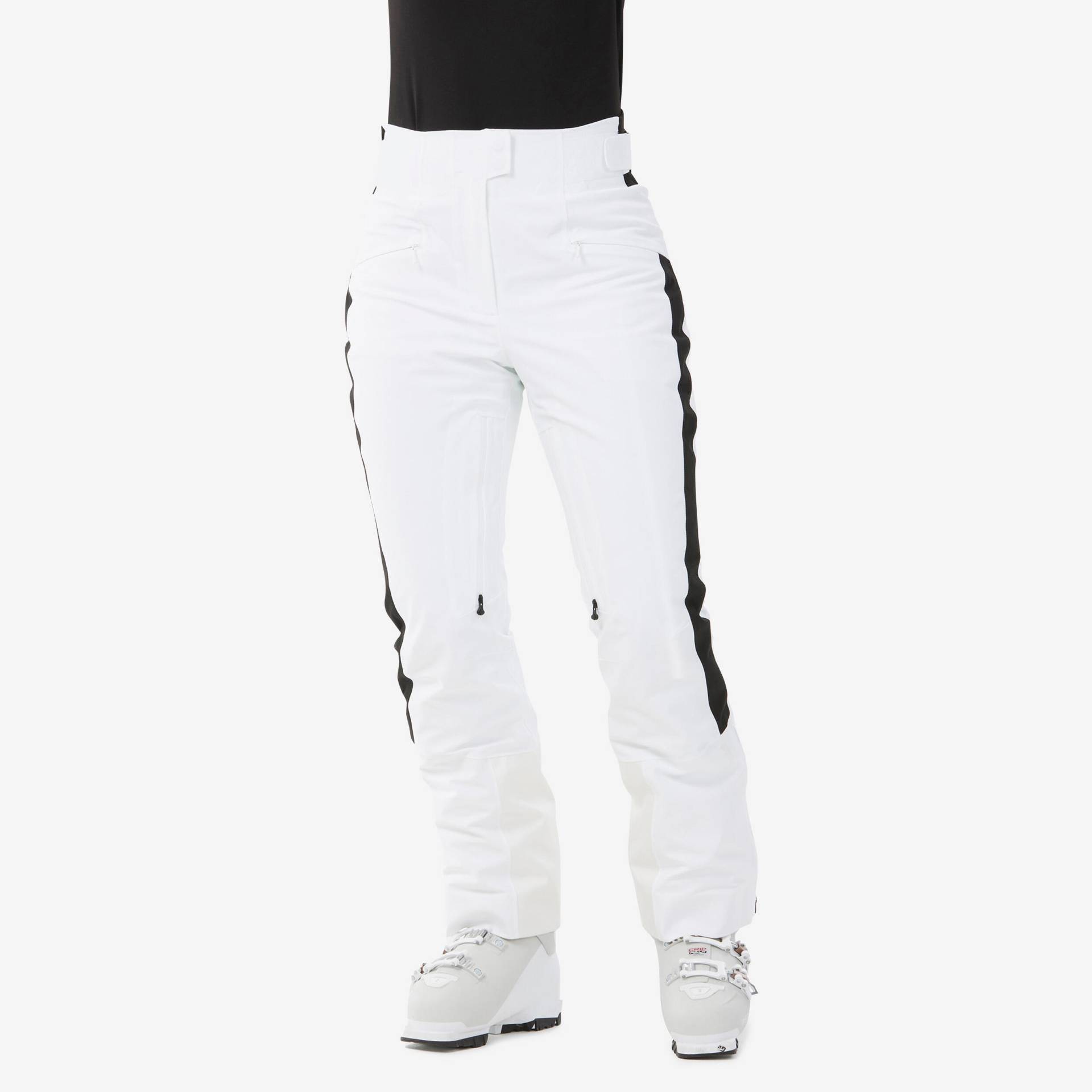 Skihose Damen atmungsaktiv mit Bewegungsfreiheit - 900 weiss Skihose Damen atmungsaktiv mit Bewegungsfreiheit - 900 weiss von WEDZE