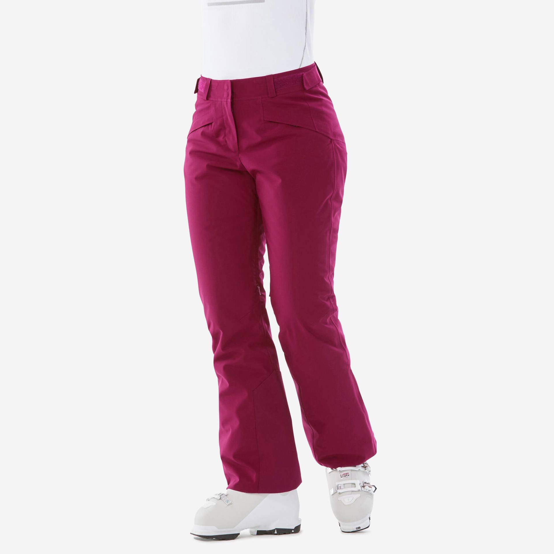 Skihose Damen warm - 580 bordeaux von WEDZE