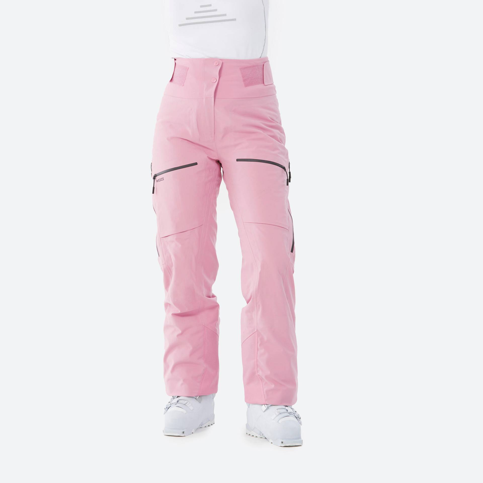 Skihose Damen warm und atmungsaktiv - FR500 rosa von WEDZE