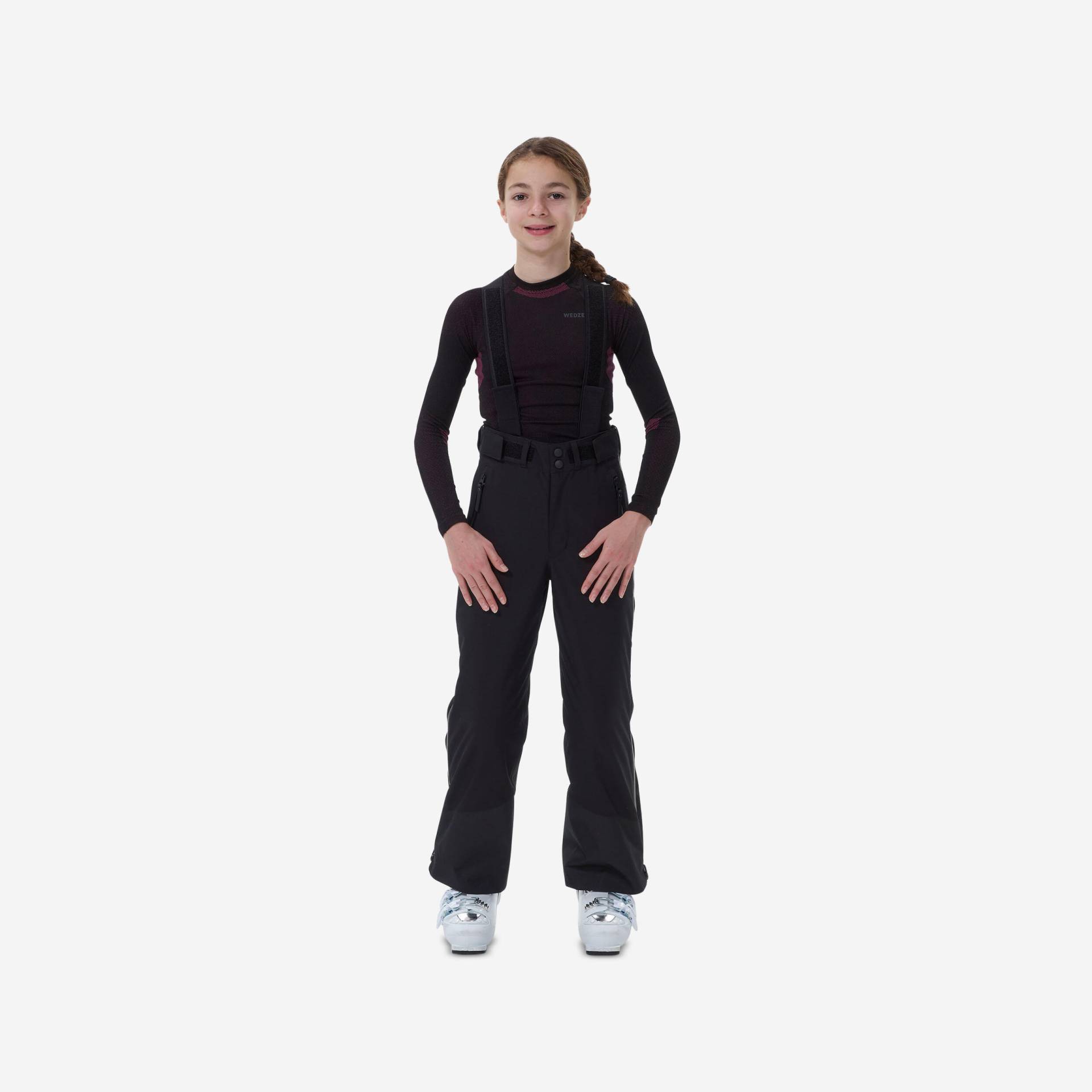 Skihose Kinder Club Racing abnehmbar - 980 schwarz Skihose Kinder Club Racing abnehmbar - 980 schwarz von WEDZE