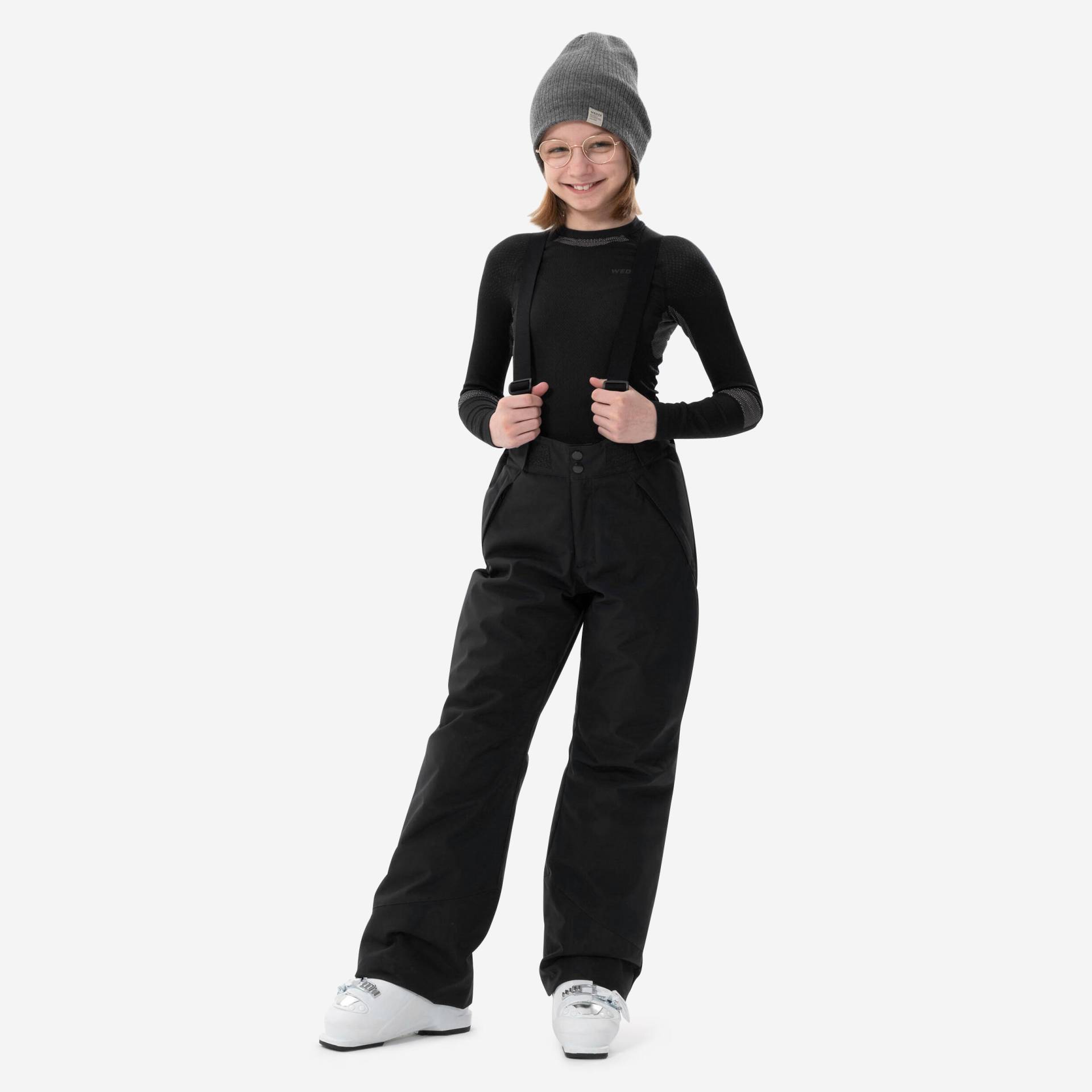 Skihose Kinder Piste warm wasserdicht - 500 PNF schwarz Skihose Kinder Piste warm wasserdicht - 500 PNF schwarz von WEDZE
