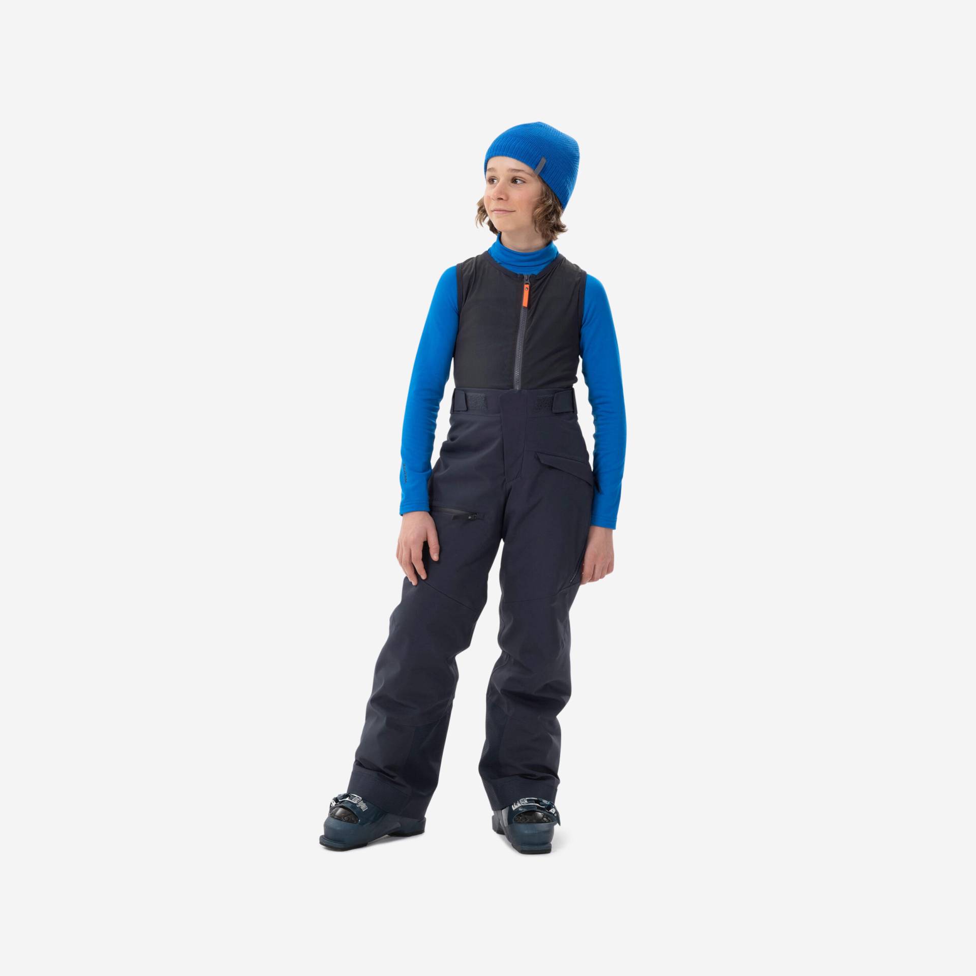 Skihose Kinder mit Rückenprotektor - FR900 marineblau Skihose Kinder mit Rückenprotektor - FR900 marineblau von WEDZE
