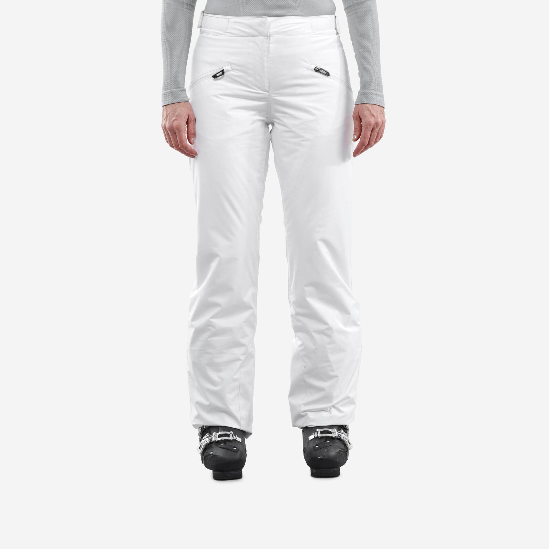 Skihose Damen Piste warm - 180 weiss von WEDZE