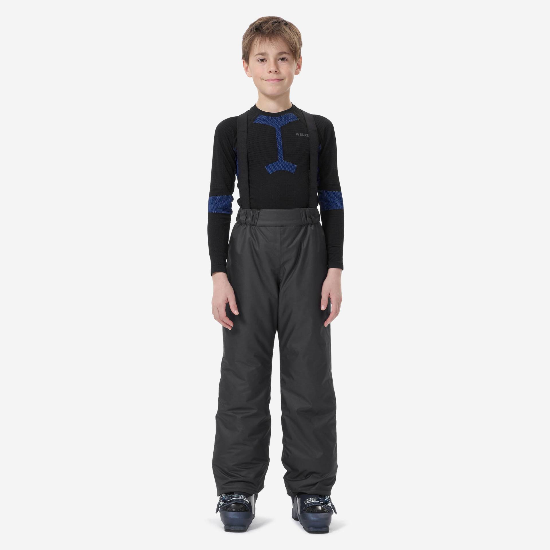 Skihose warm wasserdicht - 100 Kinder dunkelgrau Skihose warm wasserdicht - 100 Kinder dunkelgrau von WEDZE