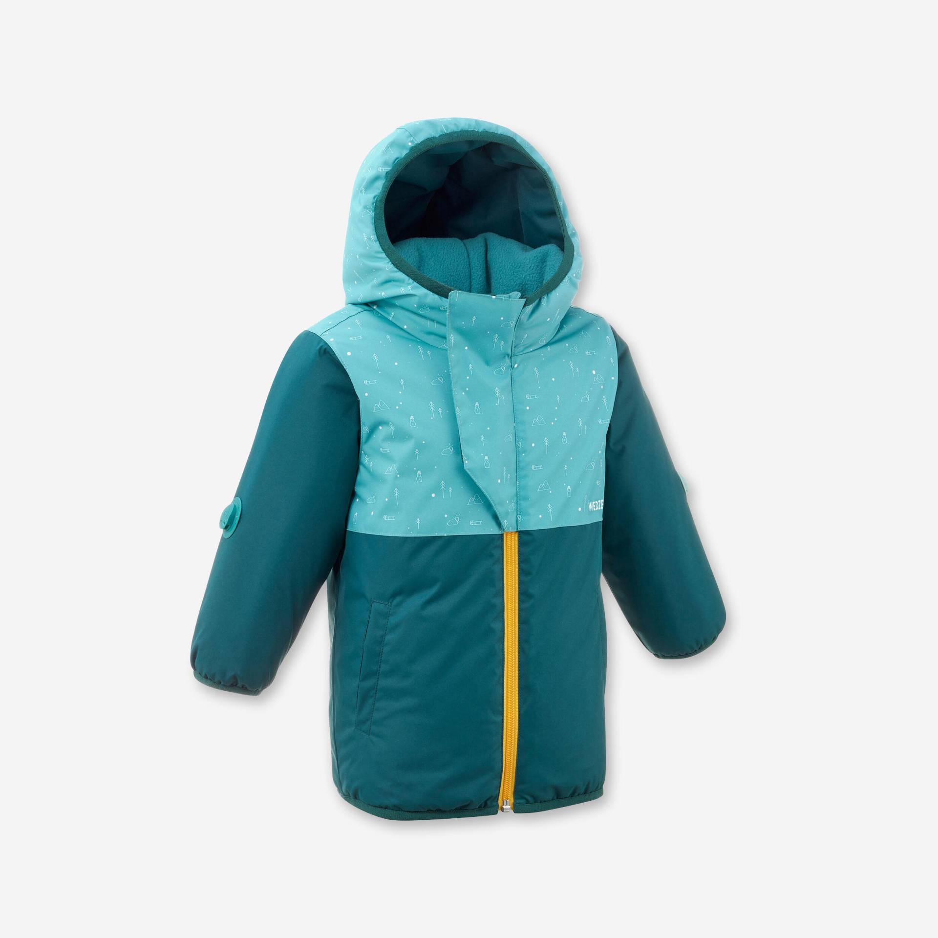 Skijacke Baby warm - 500 Lugiklip türkis von WEDZE