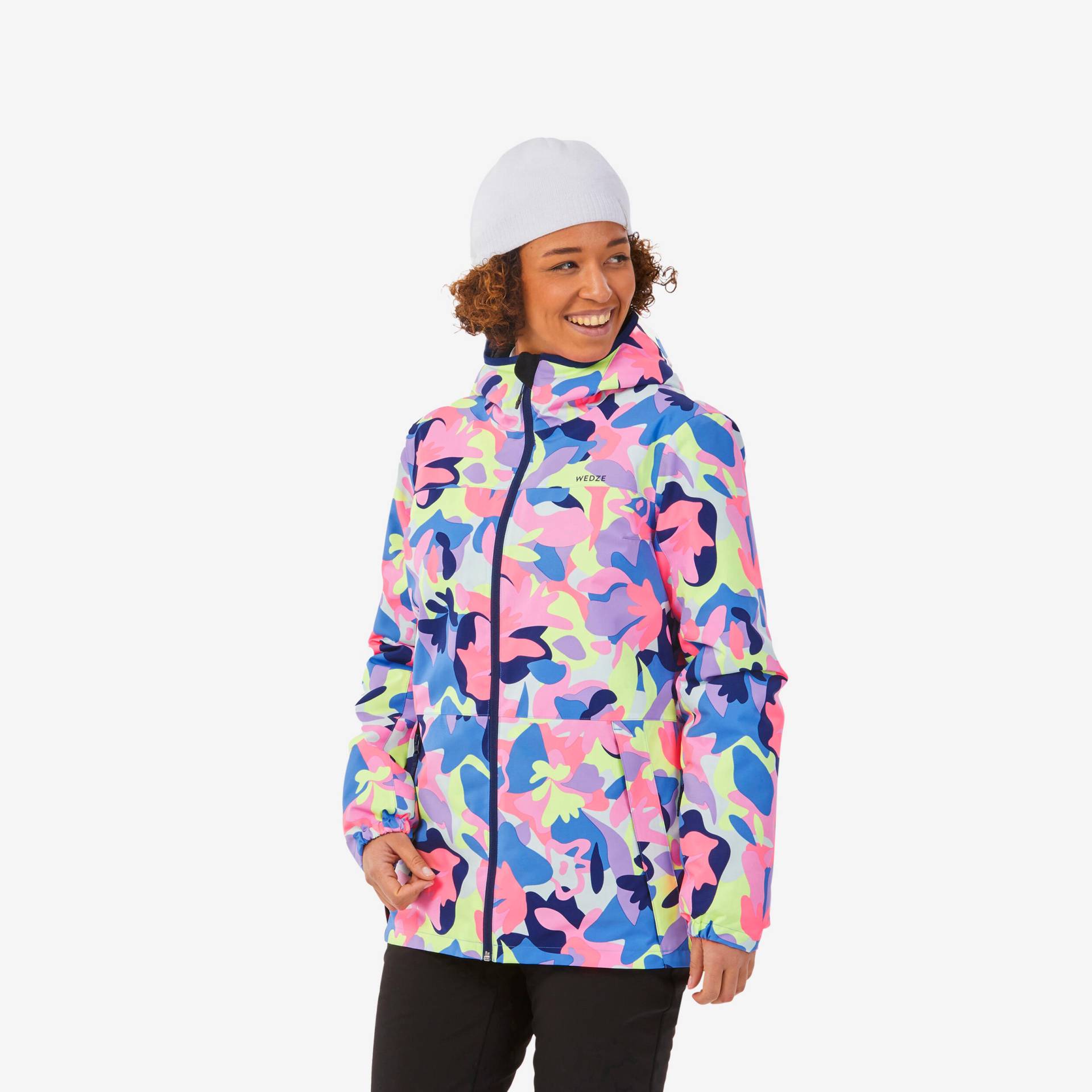 Skijacke Damen - 100 mehrfarbig von WEDZE