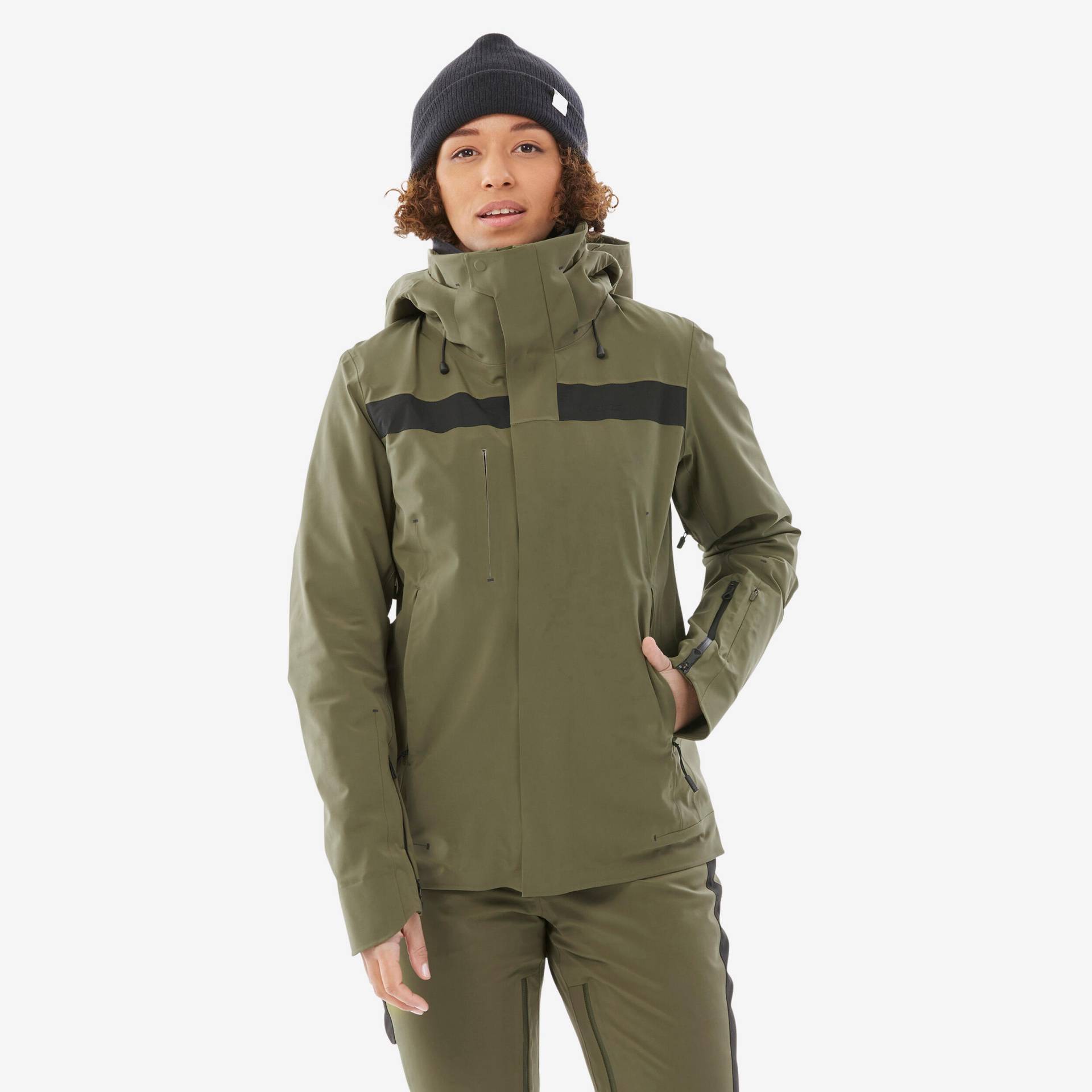 Skijacke Damen Piste - 900 khaki Skijacke Damen Piste - 900 khaki von WEDZE