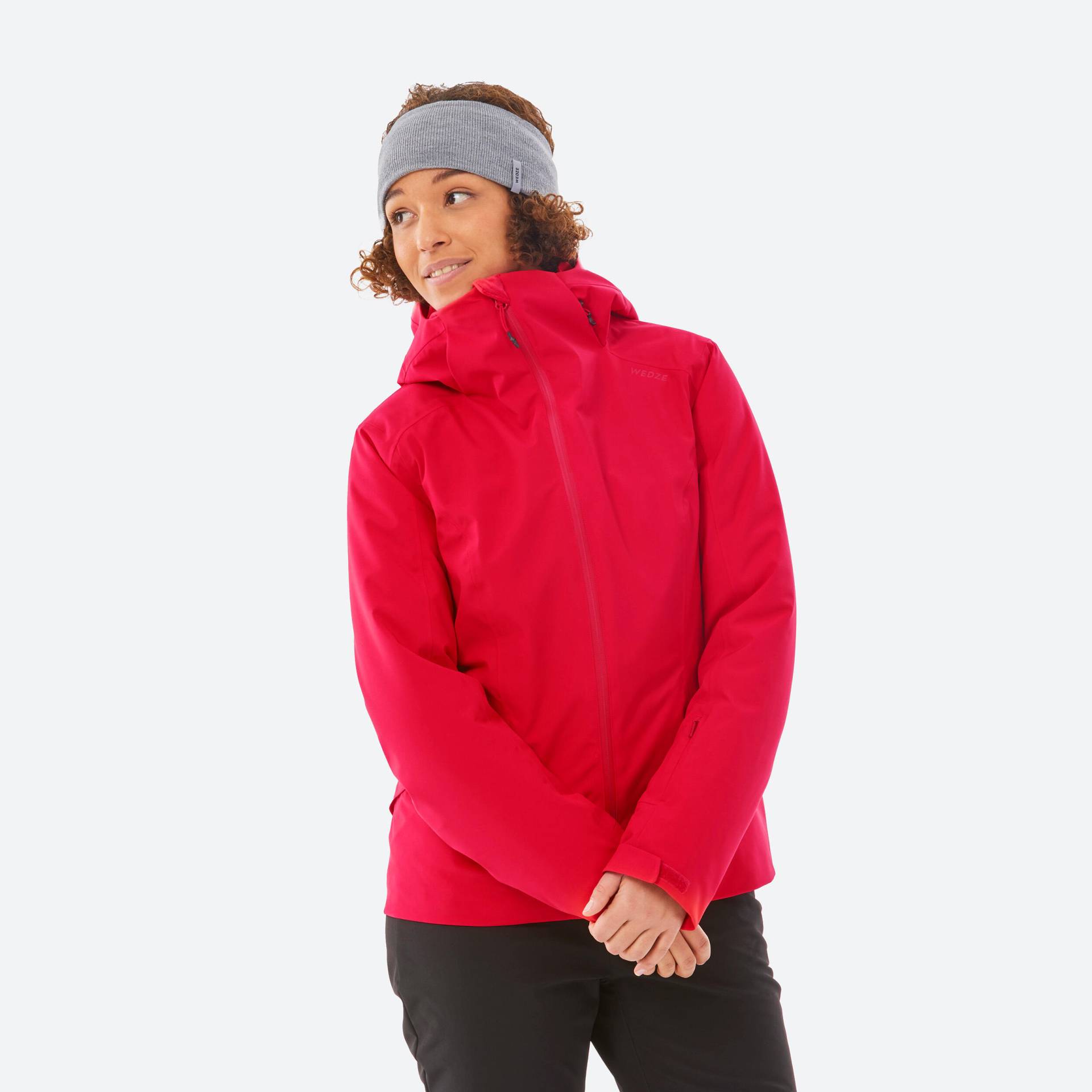 Skijacke Damen warm und wasserdicht - 500 rot Skijacke Damen warm und wasserdicht - 500 rot von WEDZE