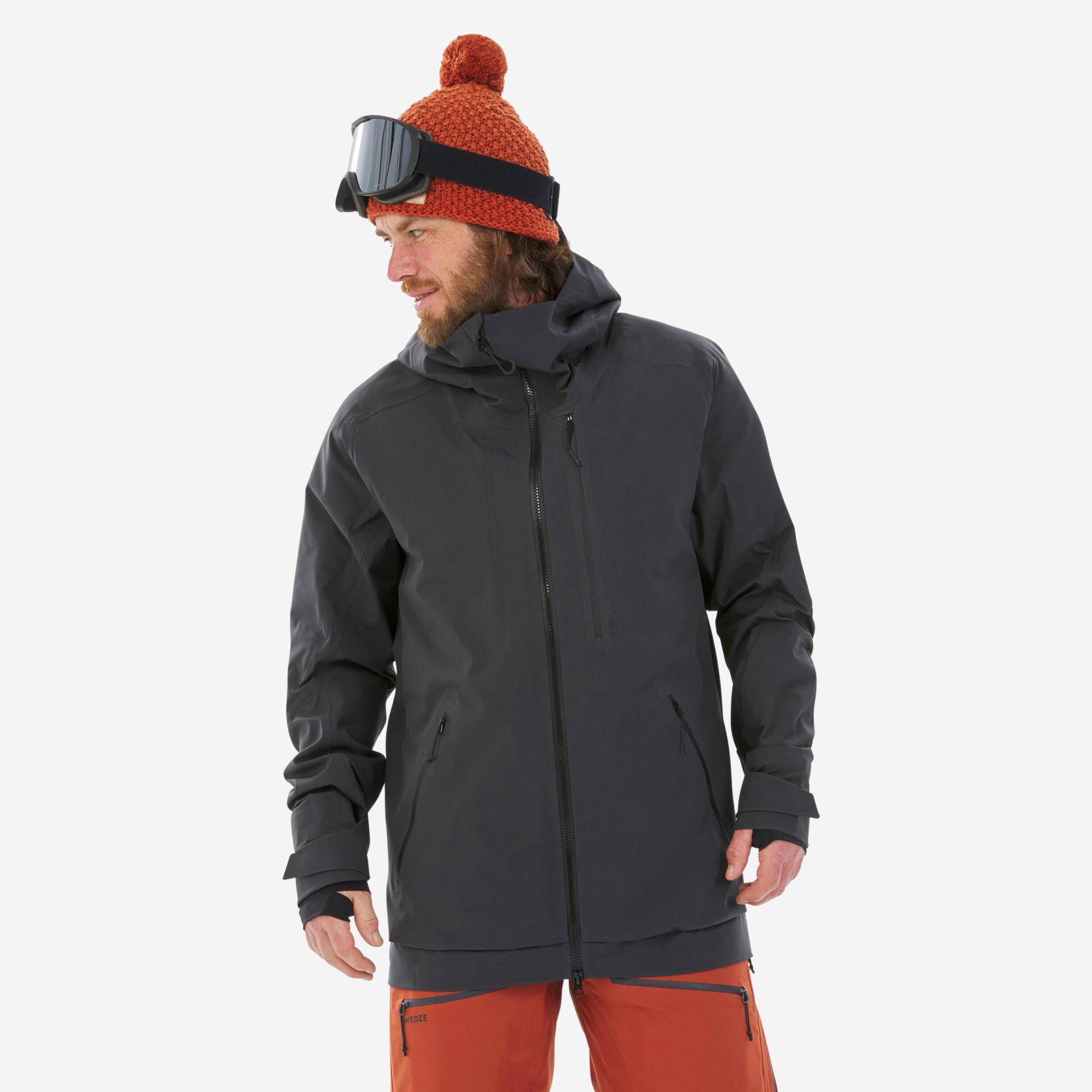 Skijacke Herren Freeride - FR500 anthrazit Skijacke Herren Freeride - FR500 anthrazit von WEDZE