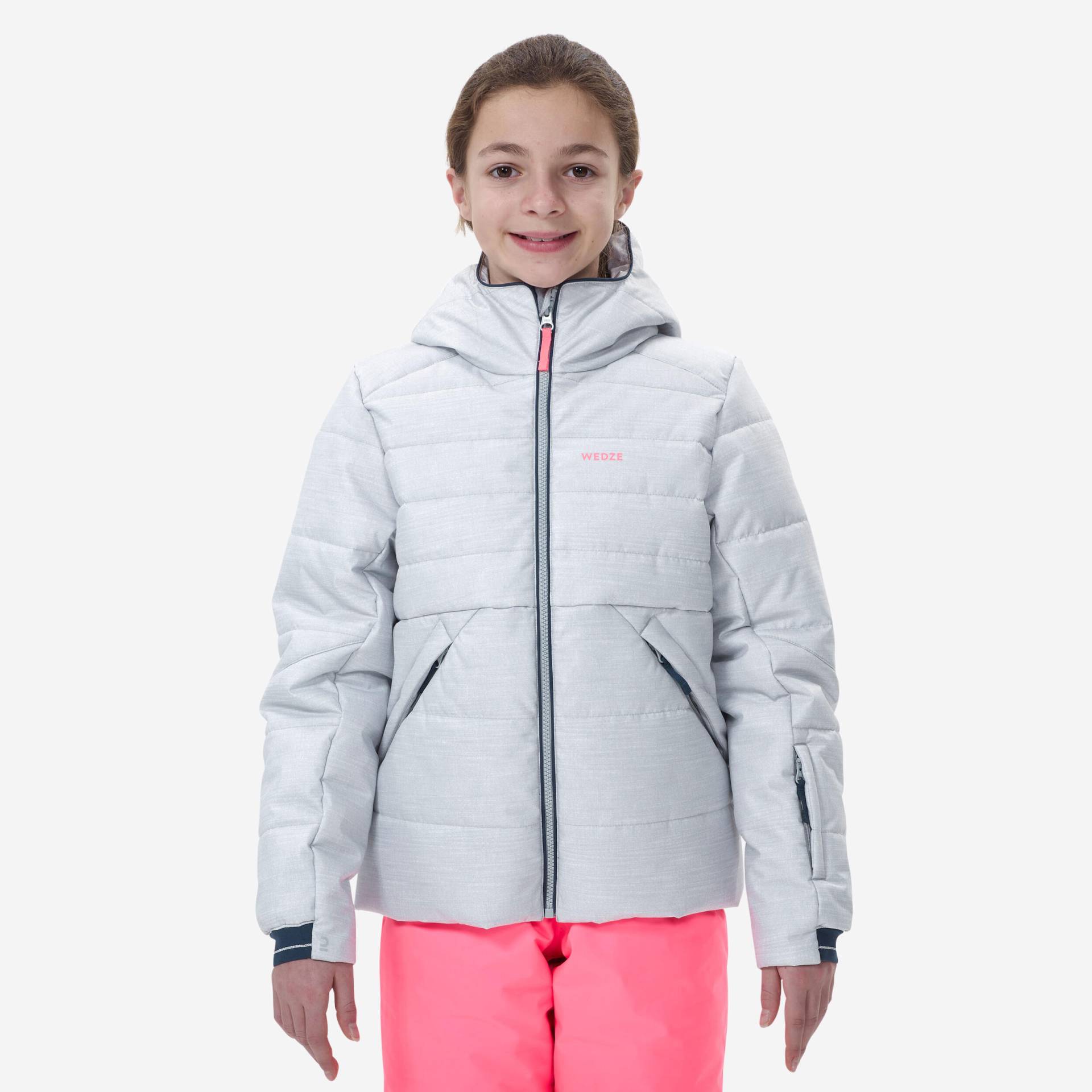 Skijacke Kinder Piste - 100 warm grau Skijacke Kinder Piste - 100 warm grau von WEDZE