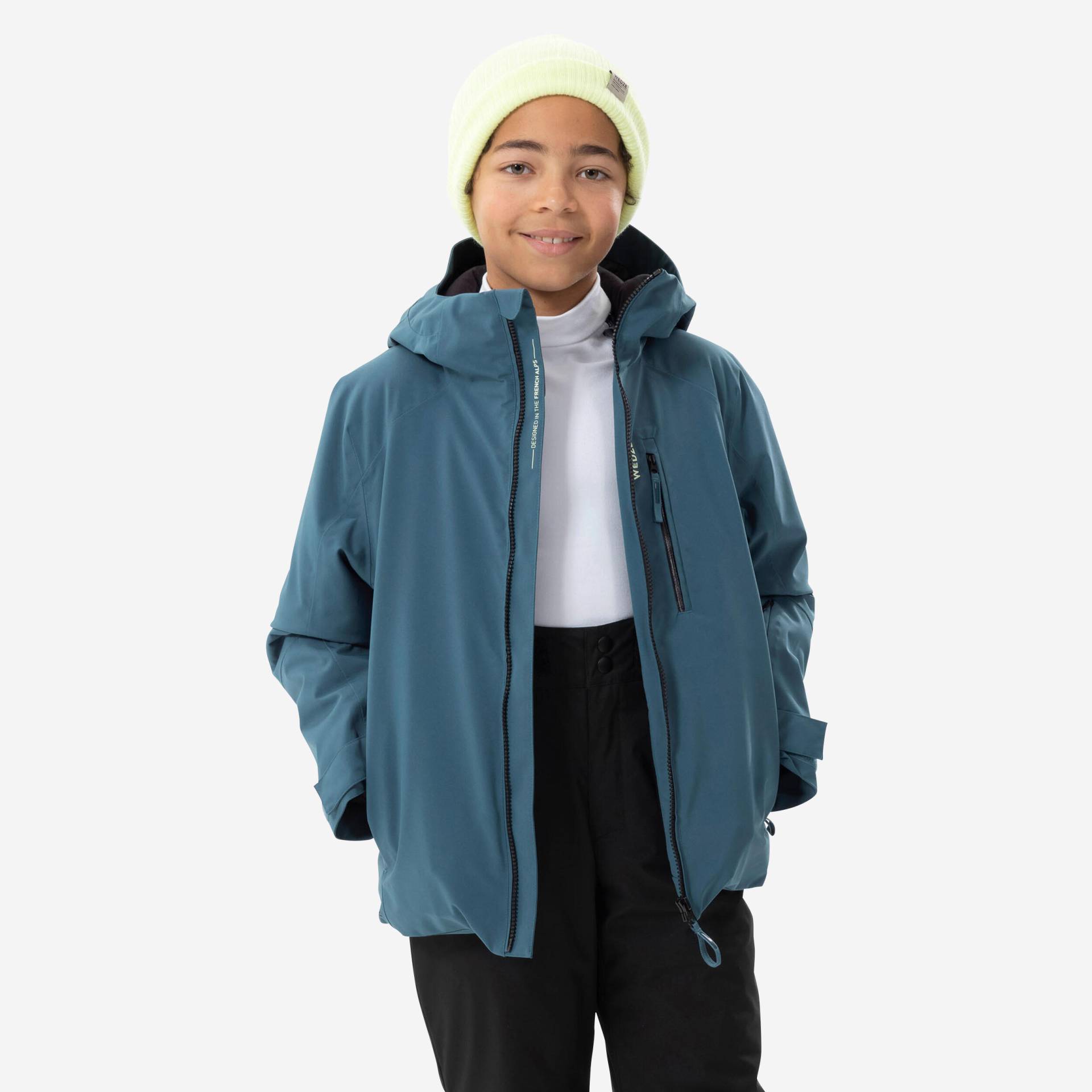 Skijacke Kinder warm wasserdicht - 550 blau Skijacke Kinder warm wasserdicht - 550 blau von WEDZE
