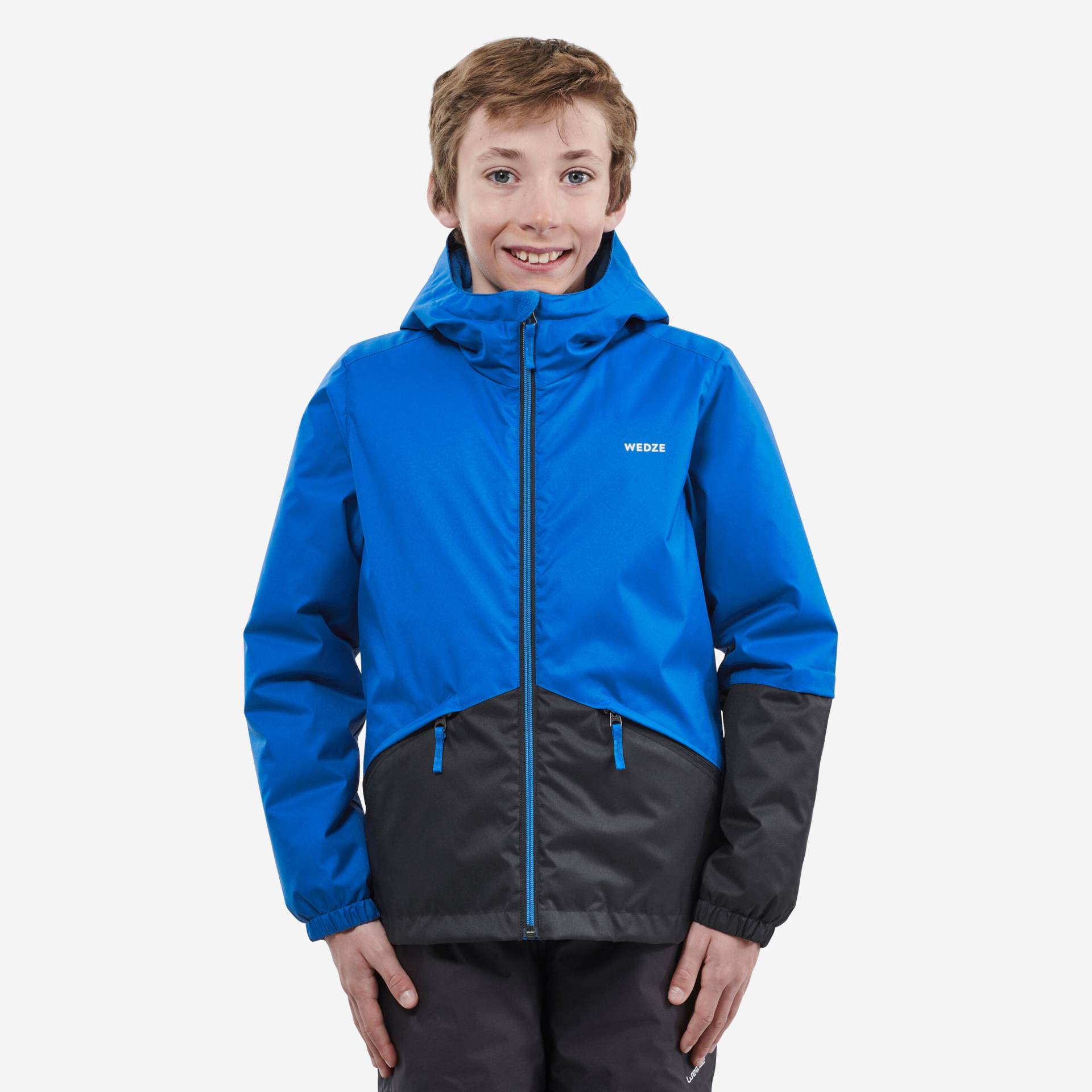 Skijacke Kinder wasserdicht warm - 100 blau Skijacke Kinder wasserdicht warm - 100 blau von WEDZE