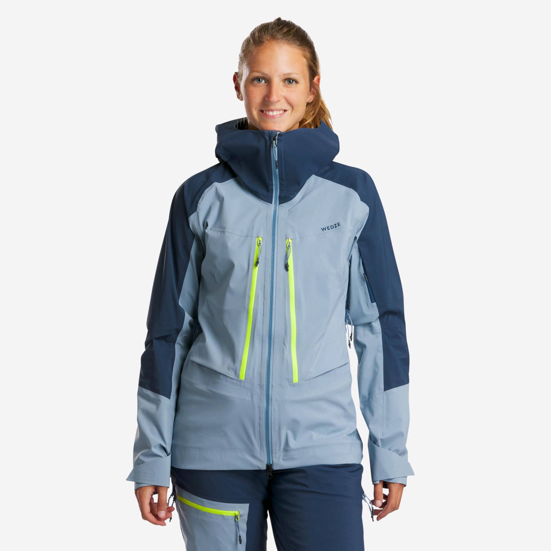 Skijacke Damen Touring - Mountain Touring blau von WEDZE