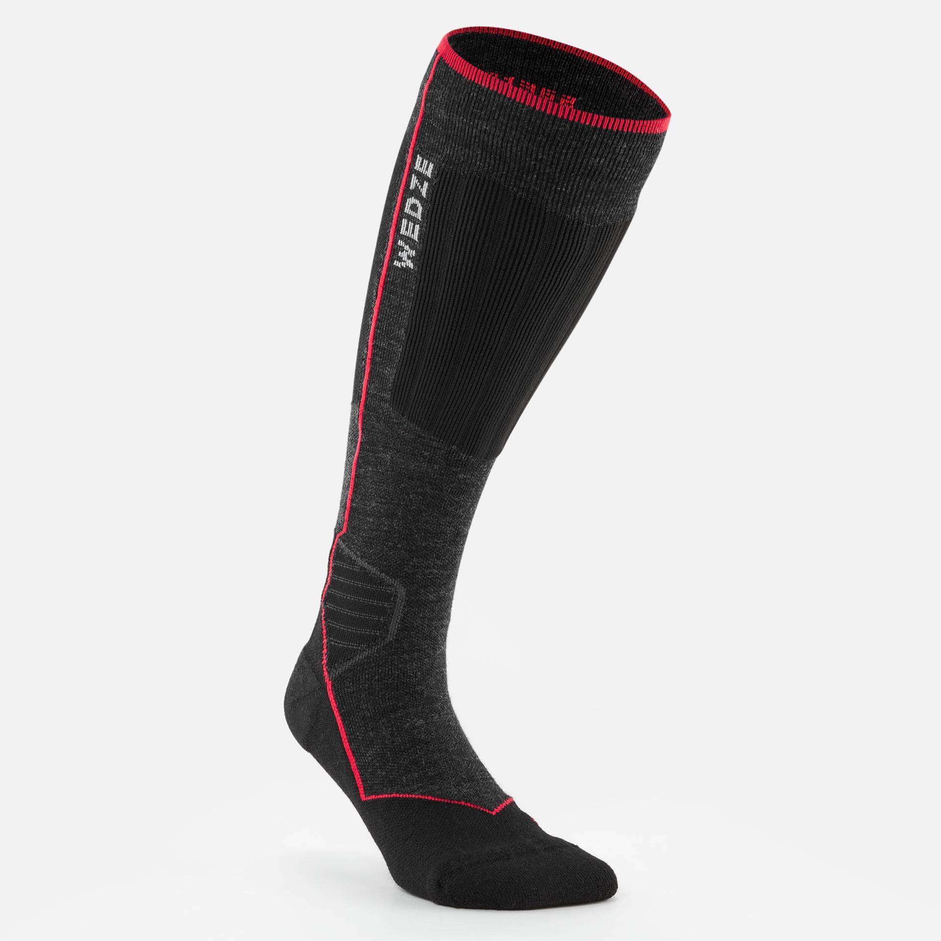 Skisocken Snowboardsocken Erwachsene Wolle - 900 Wool schwarz Skisocken Snowboardsocken Erwachsene Wolle - 900 Wool schwarz von WEDZE