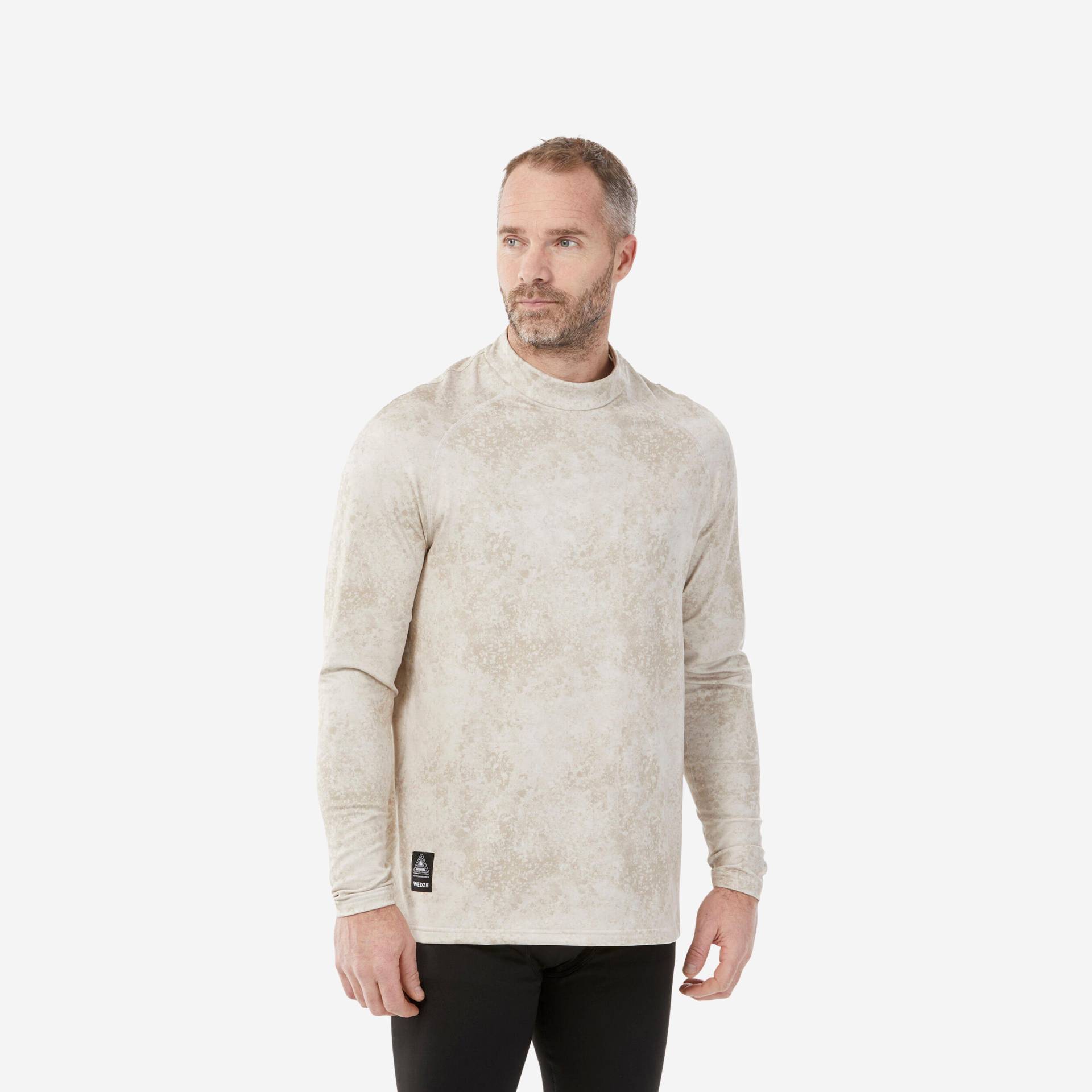 Skiunterwäsche Funktionsshirt Herren - BL 500 Relax beige von WEDZE