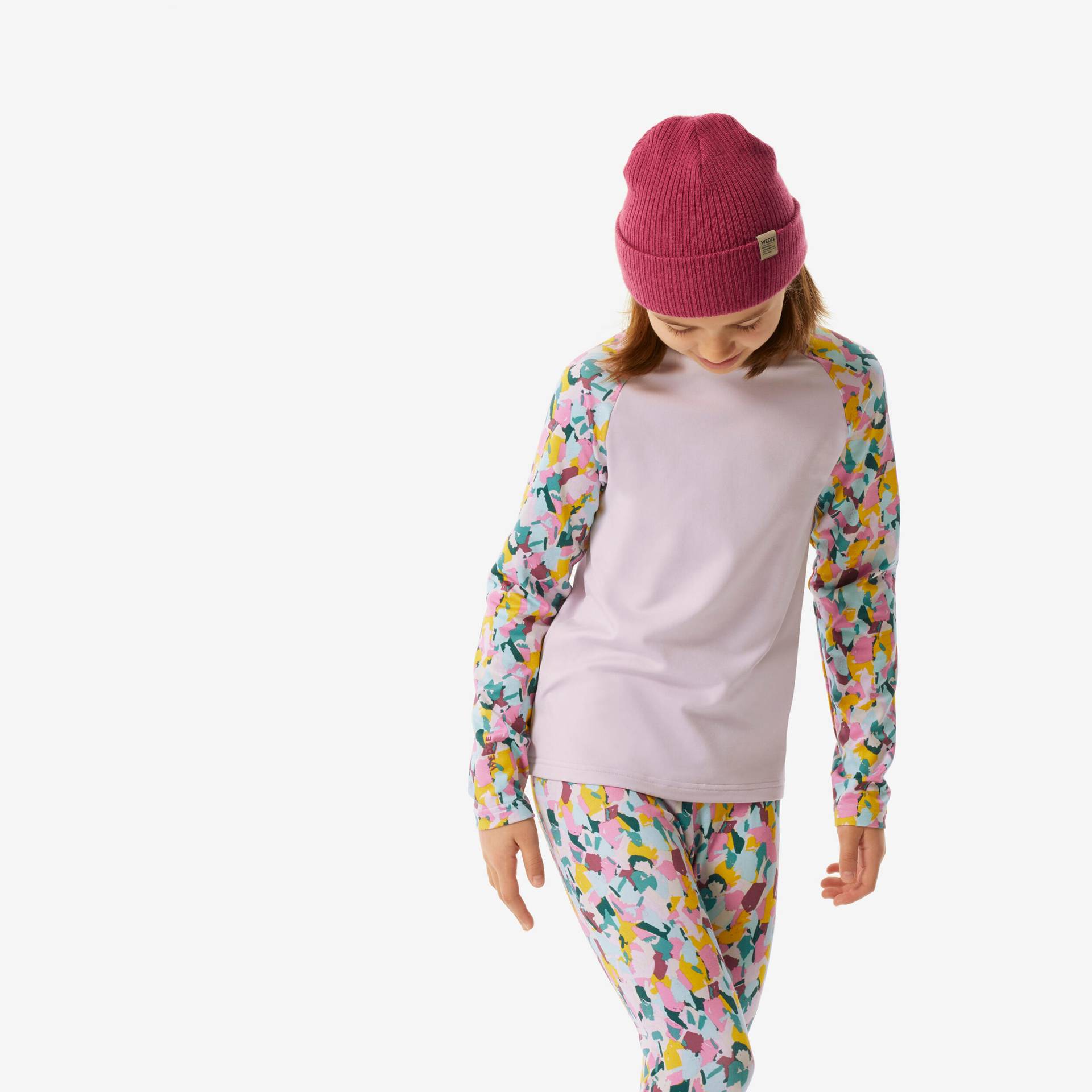 Skiunterwäsche Funktionsshirt Kinder - 500 lila von WEDZE