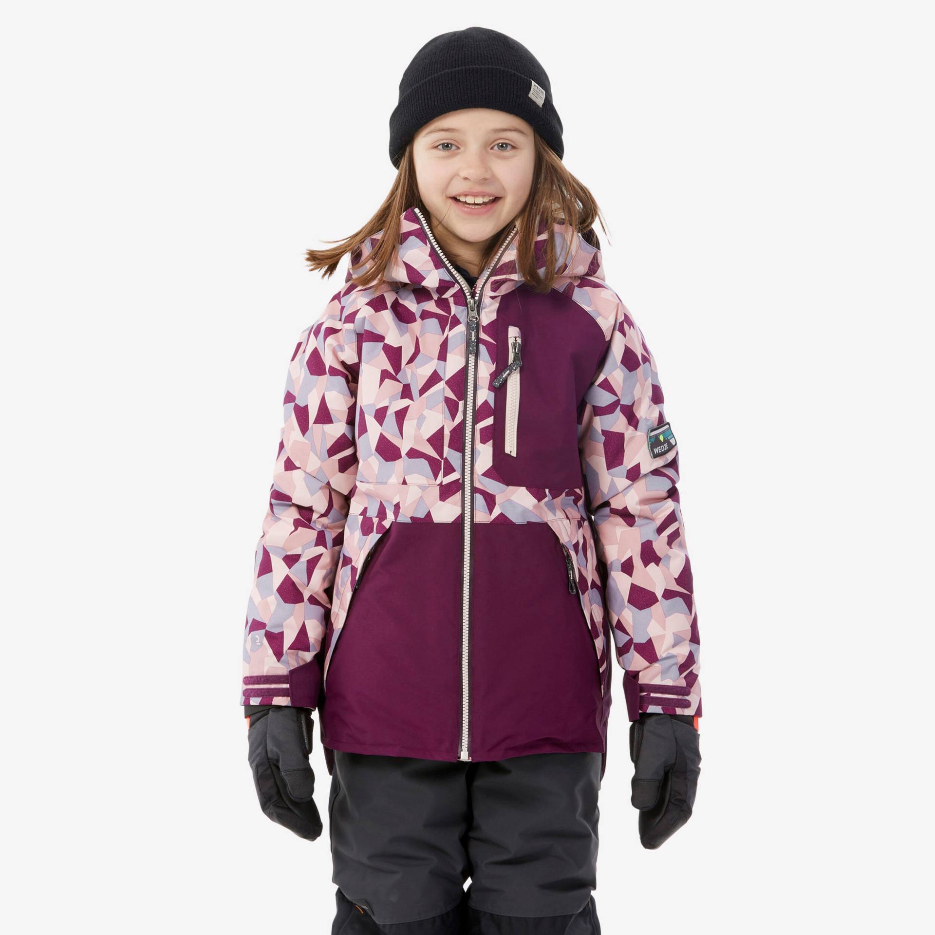 Snowboardjacke Kinder - SNB 500 Camouflage lila Snowboardjacke Kinder - SNB 500 Camouflage lila von WEDZE