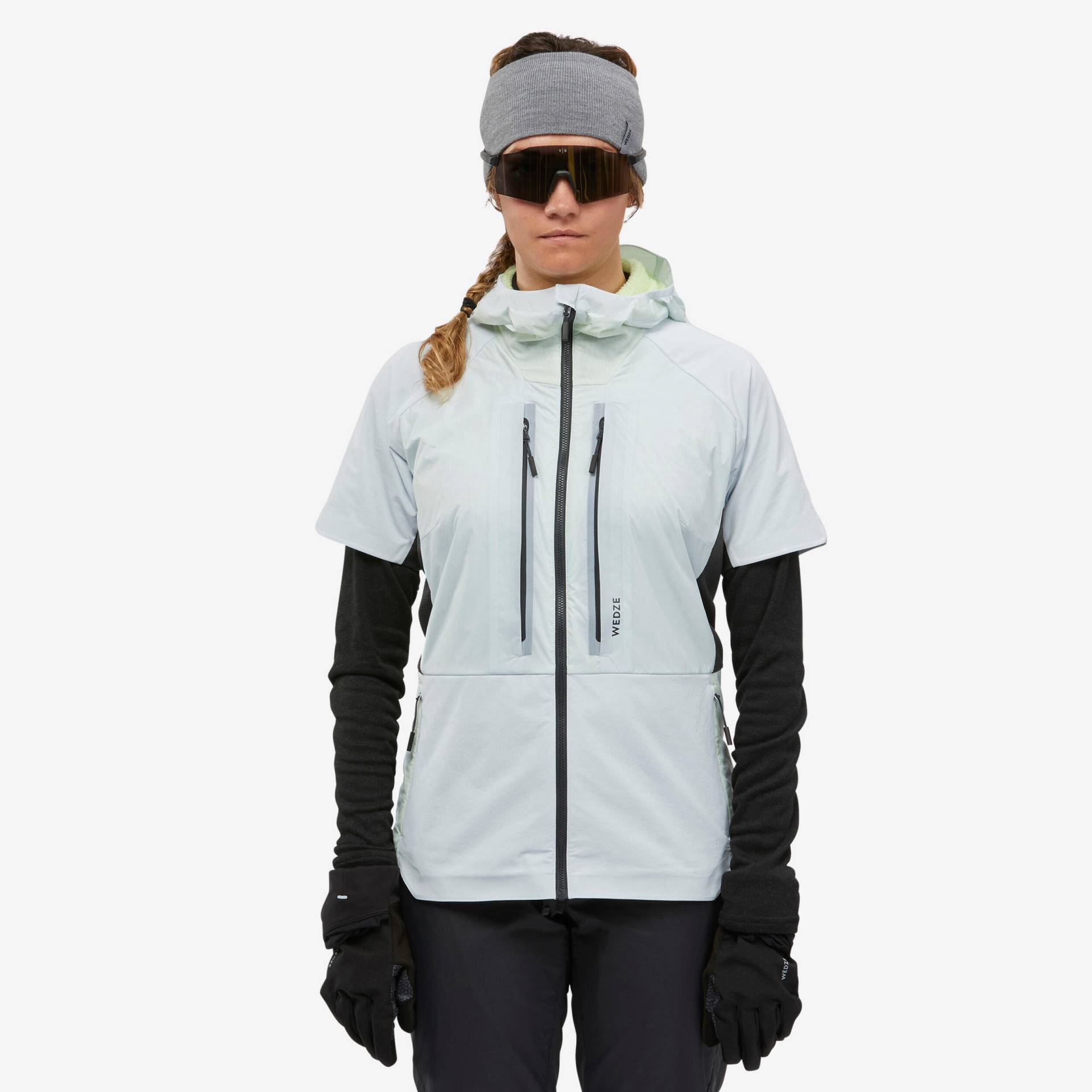 Tourenskiweste Damen kurzarm - Pacer blau/gelb Tourenskiweste Damen kurzarm - Pacer blau/gelb von WEDZE