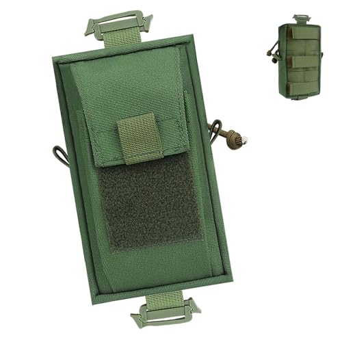 Taktische Molle-Zubehörtasche, Militär-Rucksack mit Schultergurt, Molle-Tasche, Taktische Tasche, EDC-Admin-Werkzeugtaschen, modulare Befestigungstasche für Taktische Outdoor-Ausrüstung (Grün) von WEEVDRIE