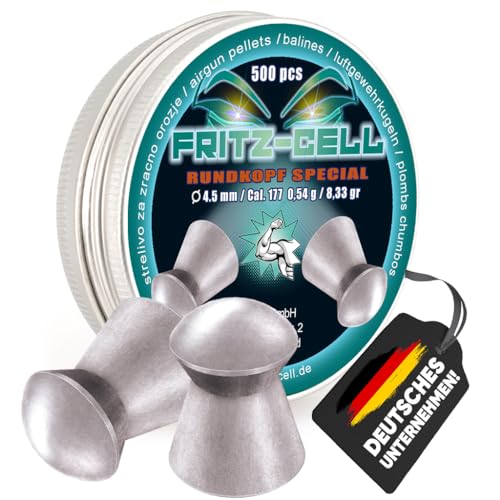 500 Rundkopf Diabolo Special 4,5 mm Fritz-Cell für Luftgewehr Luftpistole 500 Rundkopf Diabolo Special 4,5 mm Fritz-Cell für Luftgewehr Luftpistole von WEILAX