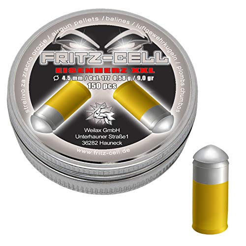 150 Eisenherz XXL 4,5mm Diabolos Fritz-Cell Rundkopf Luftgewehr Luftpistole 150 Eisenherz XXL 4,5mm Diabolos Fritz-Cell Rundkopf Luftgewehr Luftpistole von WEILAX