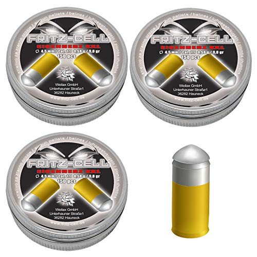 450 Eisenherz XXL 4,5mm Diabolos Fritz-Cell Rundkopf Luftgewehr Luftpistole 450 Eisenherz XXL 4,5mm Diabolos Fritz-Cell Rundkopf Luftgewehr Luftpistole von WEILAX