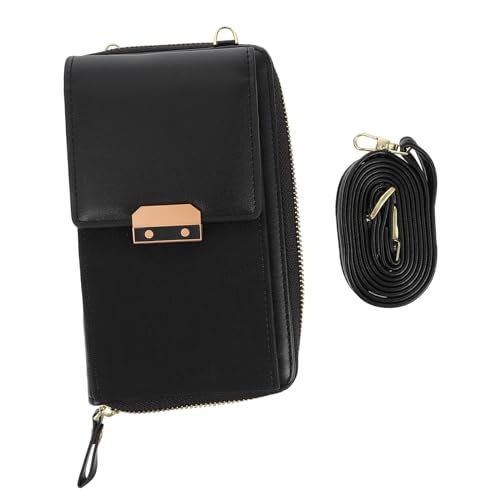 WEKADRIN Einfacher Damen Umhängetasche Große Kapazität Outdoor Tasche Schicke Schwarze Crossbody Tasche Mit Schloss Für Freizeit Und Alltag Trendige Handtasche Für Damen von WEKADRIN